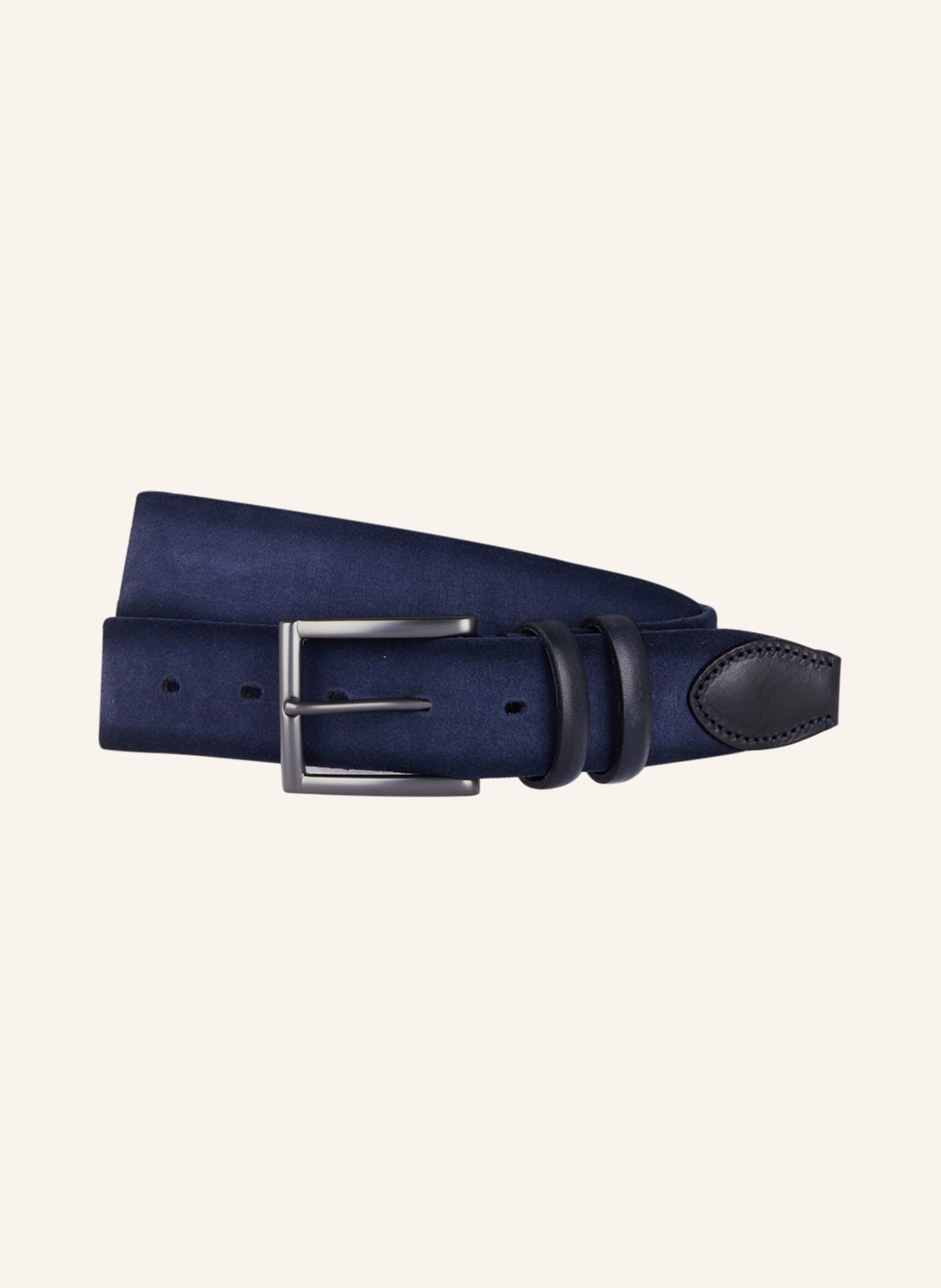 VENETA CINTURE Leather belt, Color: DARK BLUE (Image 1)