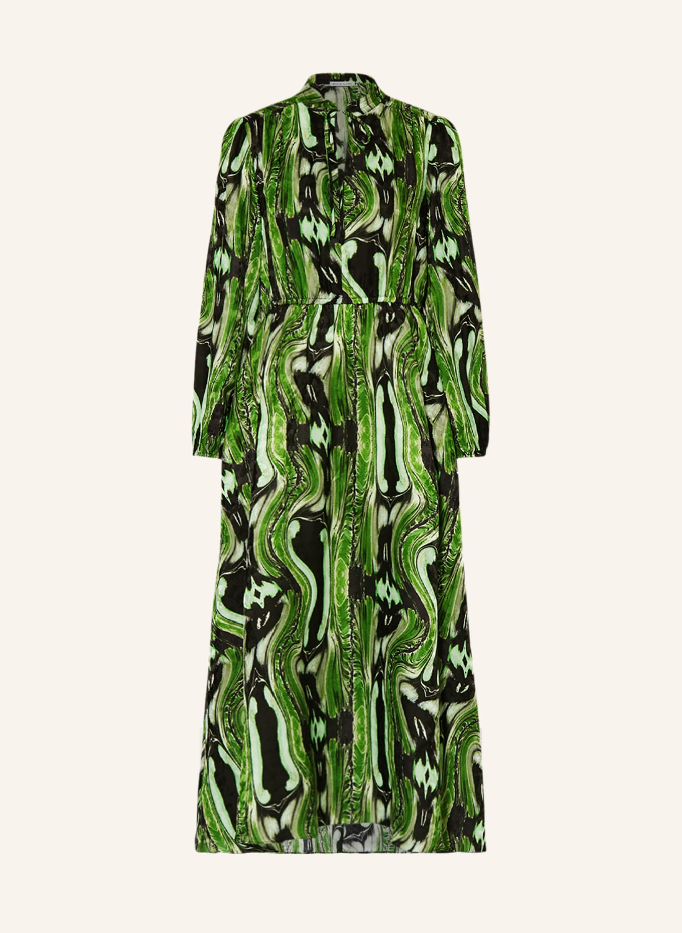 MRS & HUGS Dress, Color: GREEN/ BLACK (Image 1)