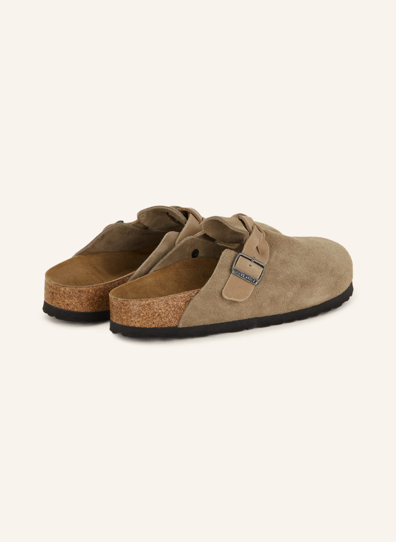 BIRKENSTOCK Mules BOSTON BRAIDED, Color: TAUPE (Image 2)