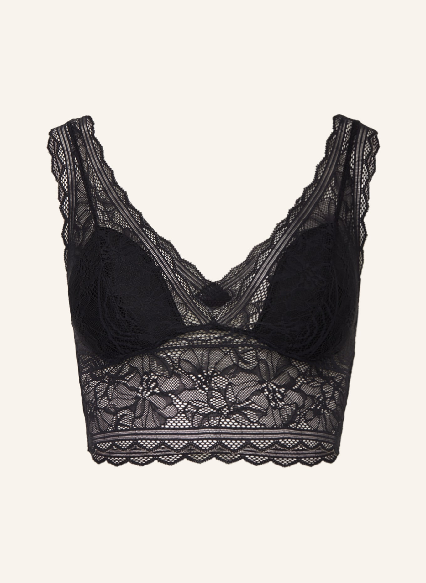 CHANTELLE Bralette FLORAL TOUCH, Color: BLACK (Image 1)