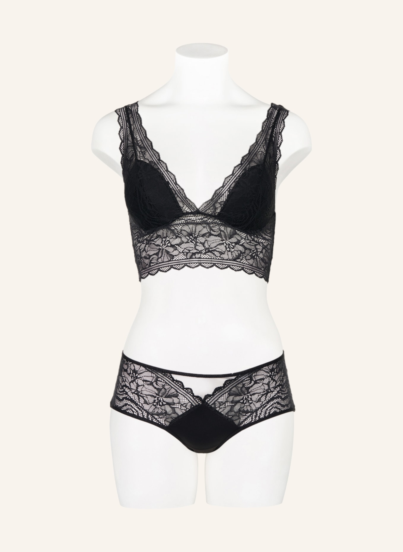 CHANTELLE Bralette FLORAL TOUCH, Color: BLACK (Image 2)