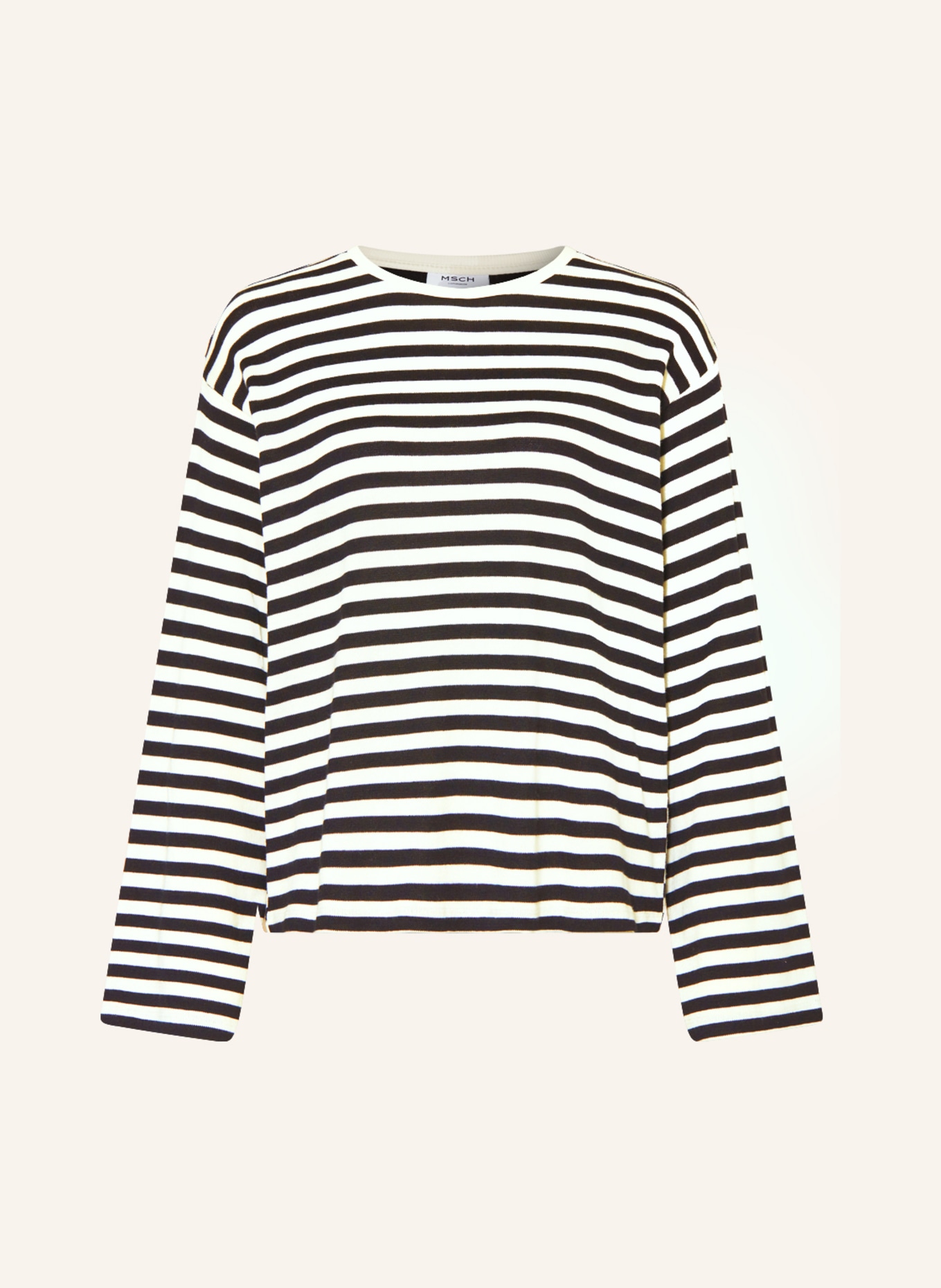 MSCH COPENHAGEN Sweater MSCHBAHARA, Color: BLACK/ WHITE (Image 1)