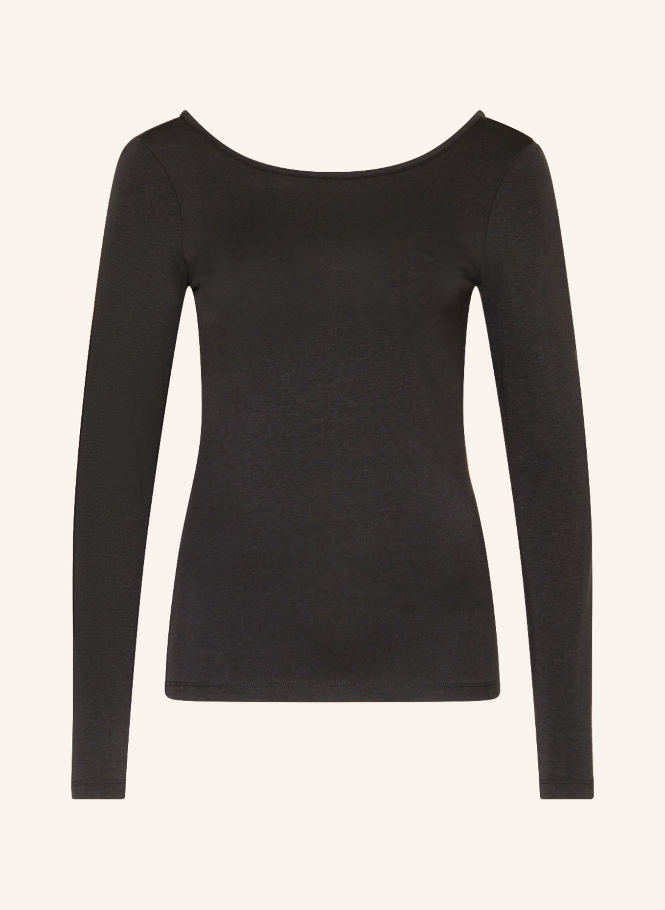 MSCH COPENHAGEN Long sleeve shirt MSCHDAMARIS OLIVIE, Color: BLACK (Image 1)