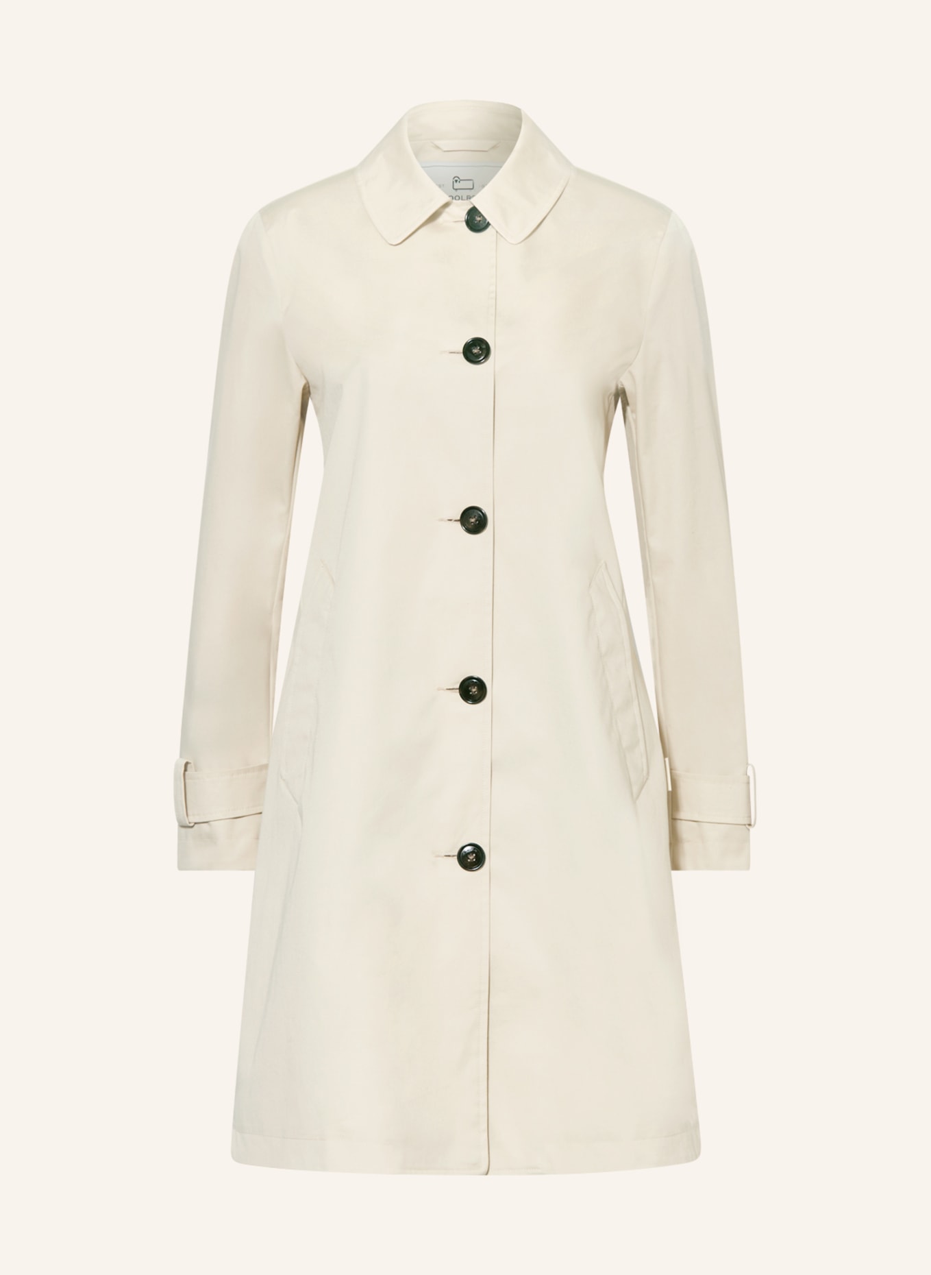 WOOLRICH Trench coat, Color: CREAM (Image 1)