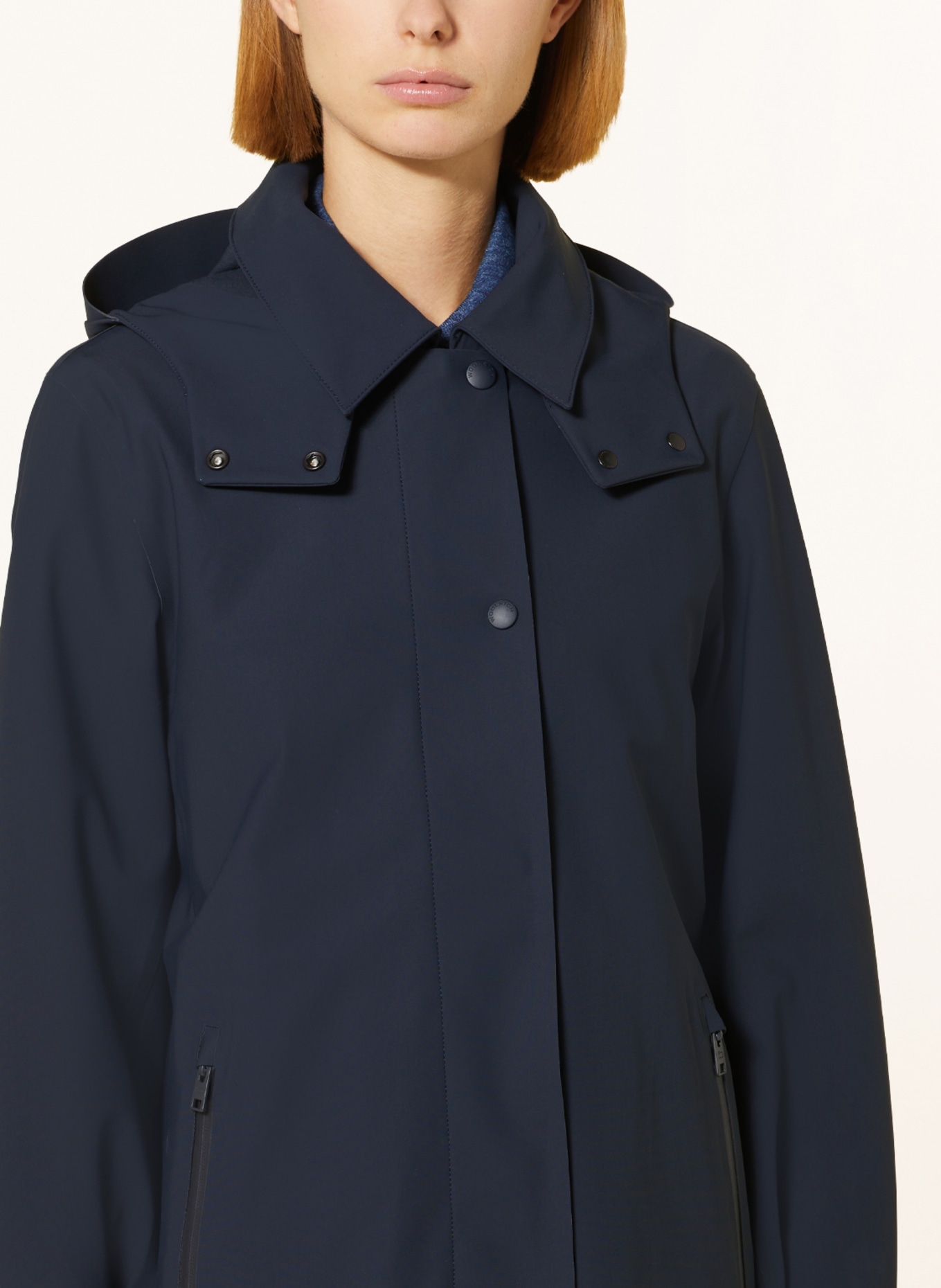 WOOLRICH Raincoat, Color: DARK BLUE (Image 6)