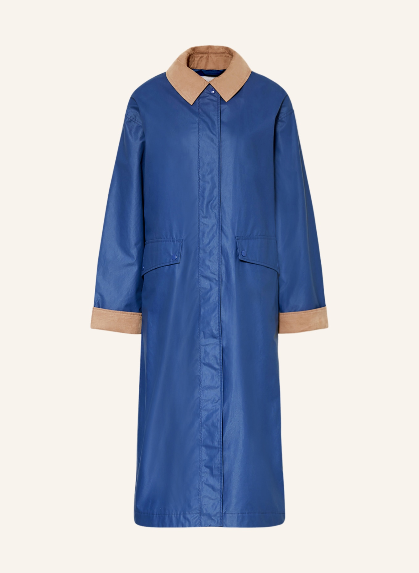 WOOLRICH Coat, Color: BLUE (Image 1)