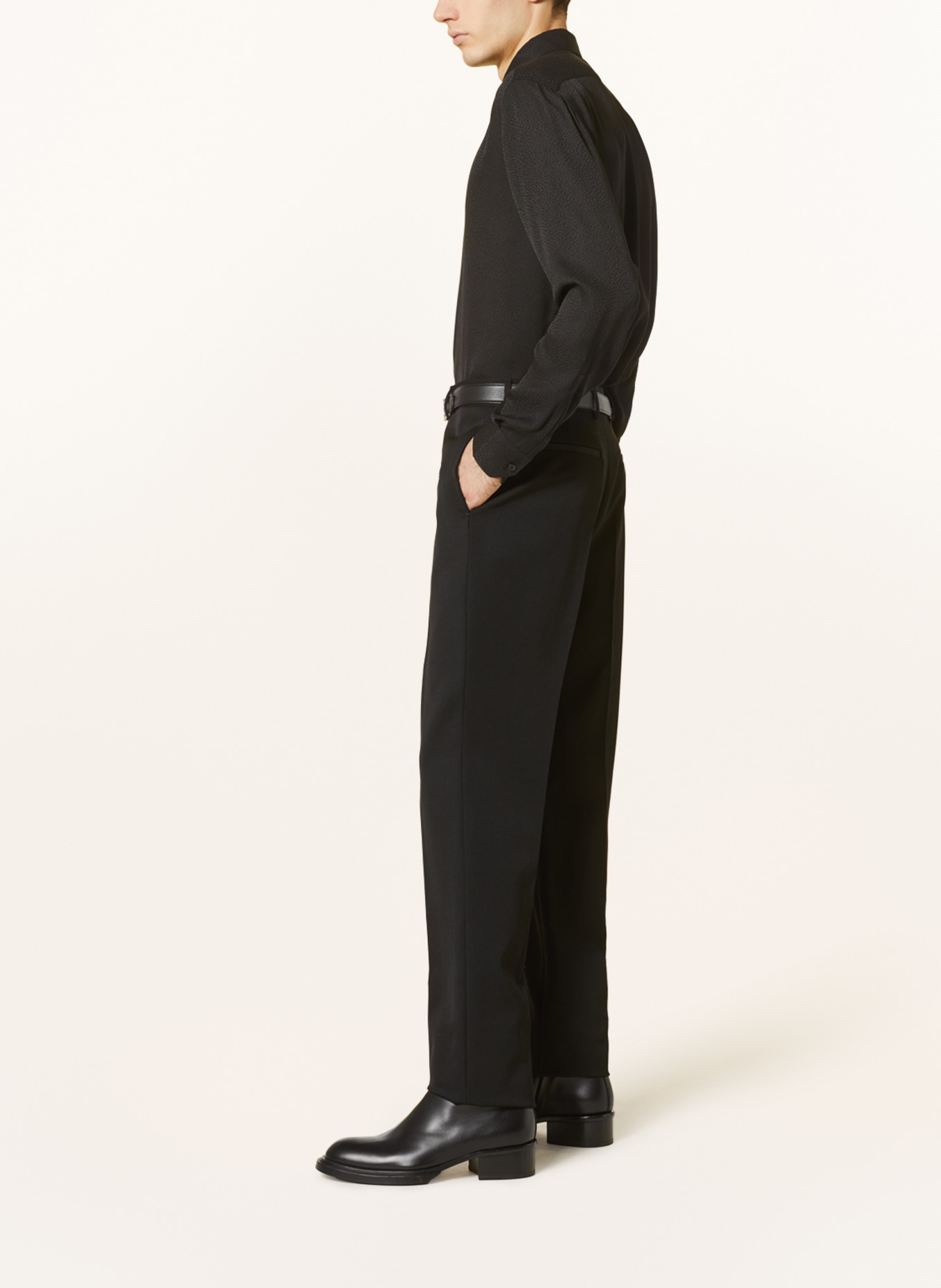 SAINT LAURENT Spodnie regular fit, Kolor: CZARNY (Obrazek 4)