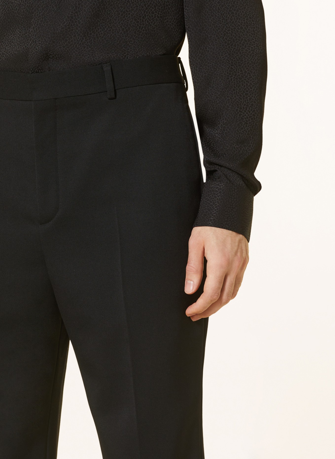 SAINT LAURENT Spodnie regular fit, Kolor: CZARNY (Obrazek 5)