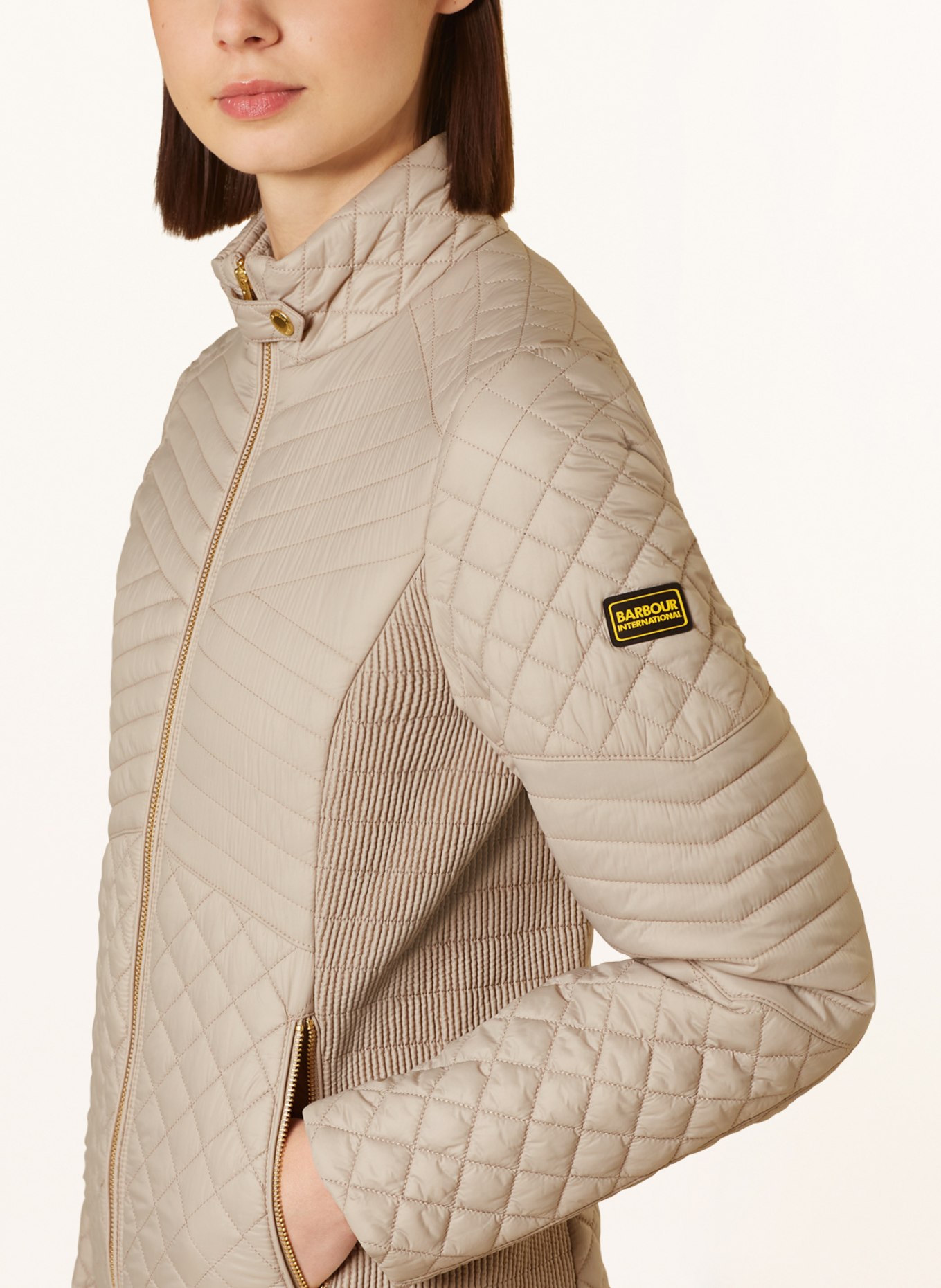 BARBOUR INTERNATIONAL Quilted jacket QUILT, Color: BEIGE (Image 4)
