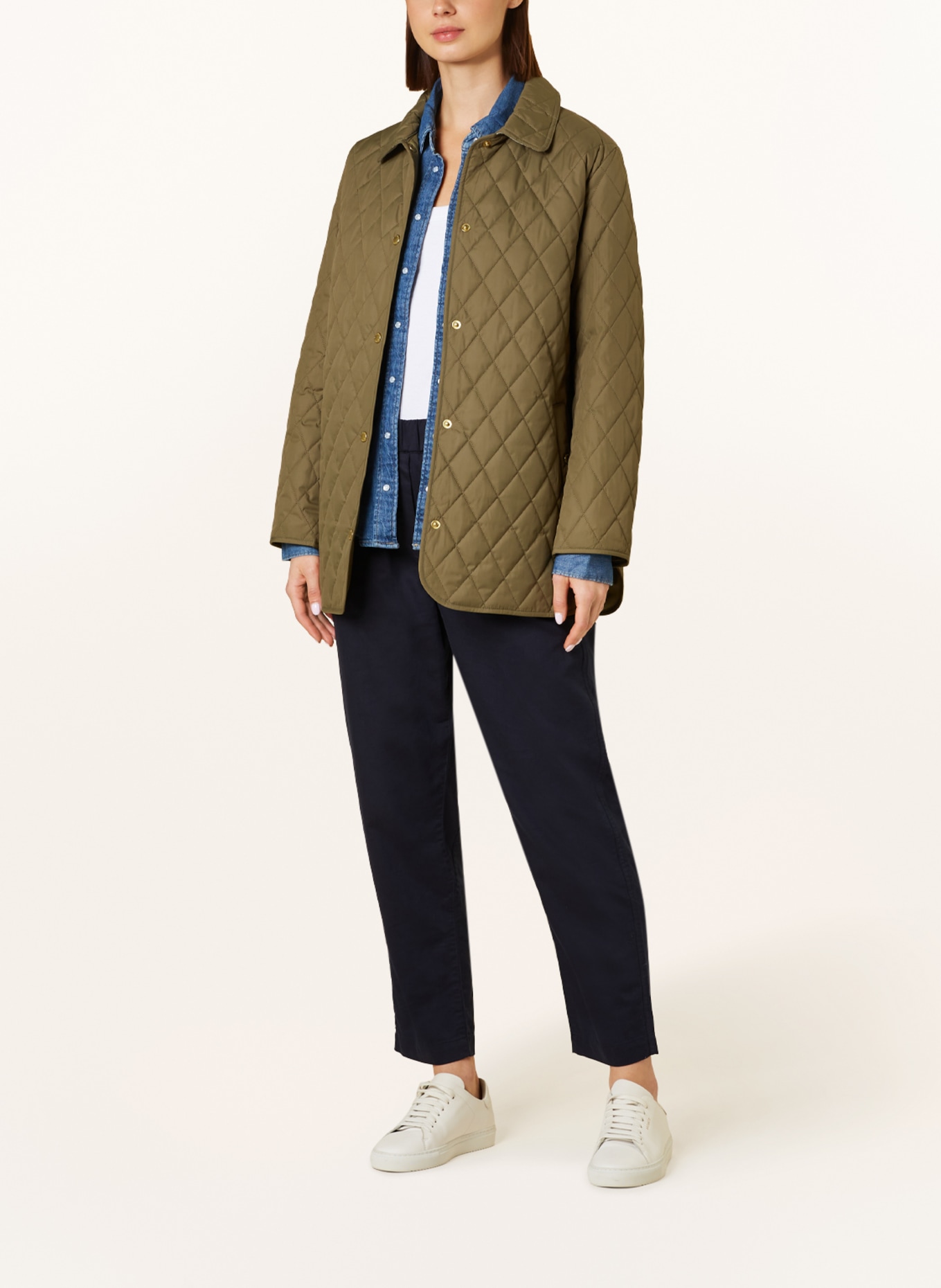 Barbour Quilted jacket REI, Color: OLIVE (Image 2)