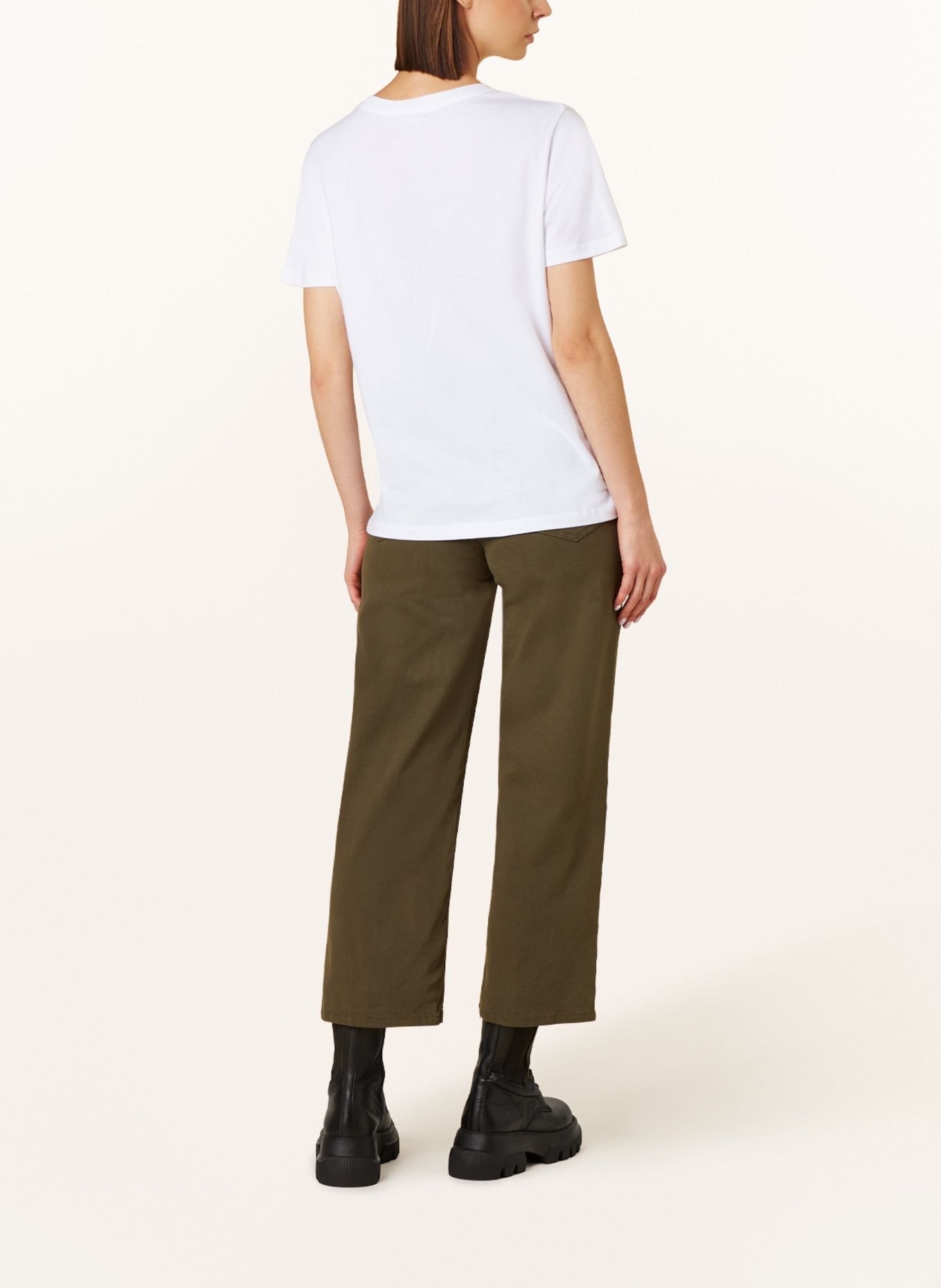 Barbour T-shirt HONEYWELL, Color: WHITE (Image 3)