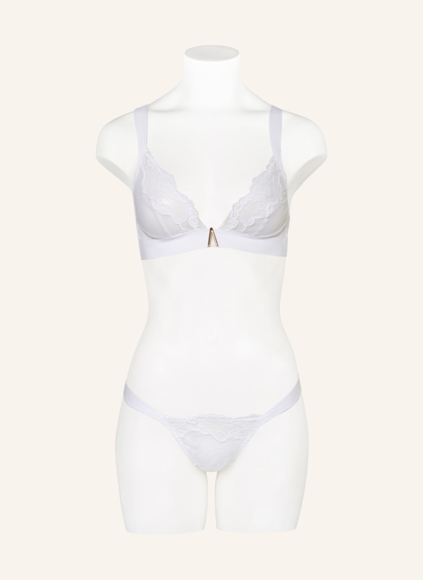 ANDRES SARDA Triangle bra DION, Color: WHITE (Image 2)