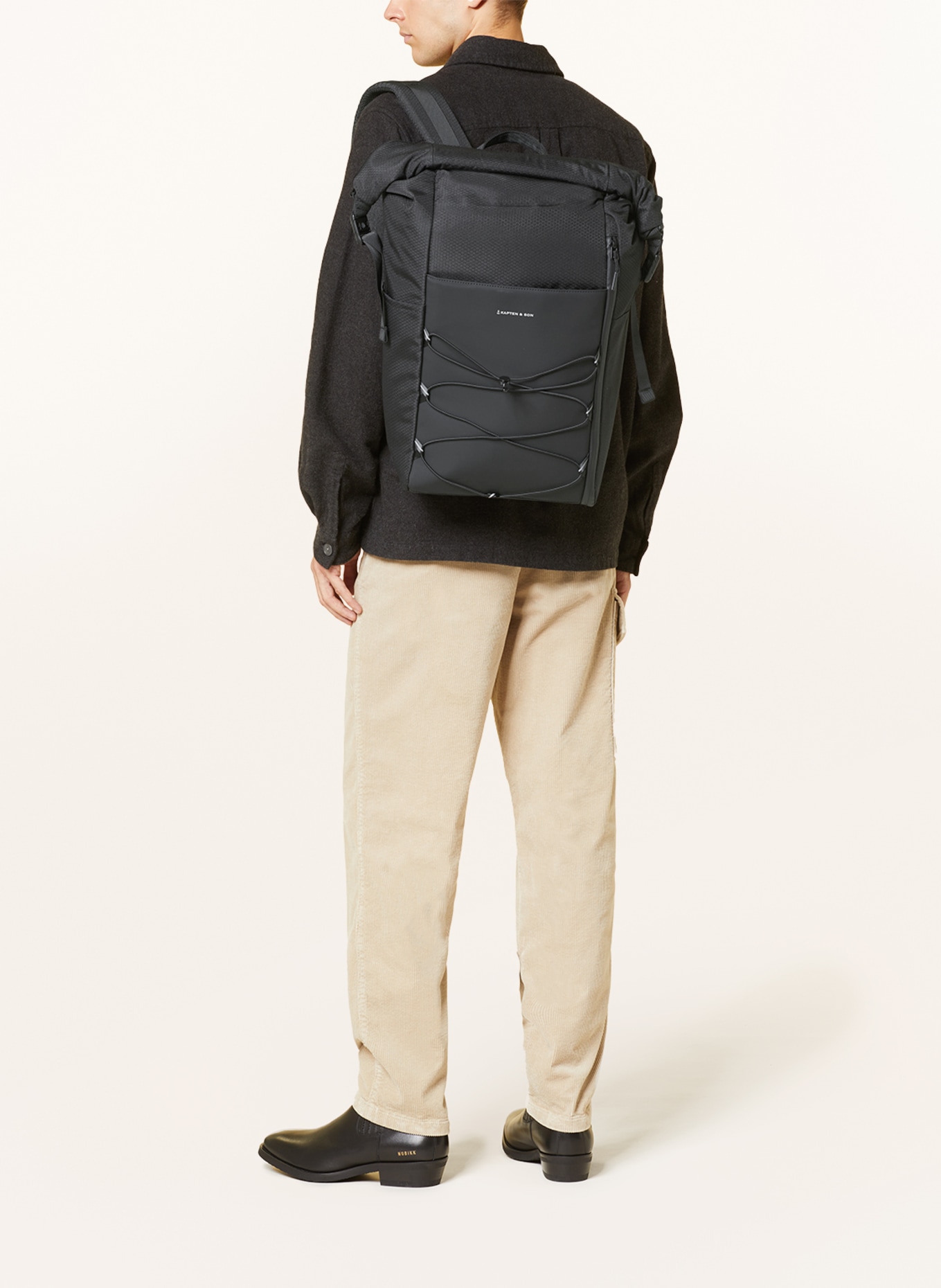 KAPTEN & SON Backpack YOHO 24 l with laptop compartment, Color: BLACK (Image 7)