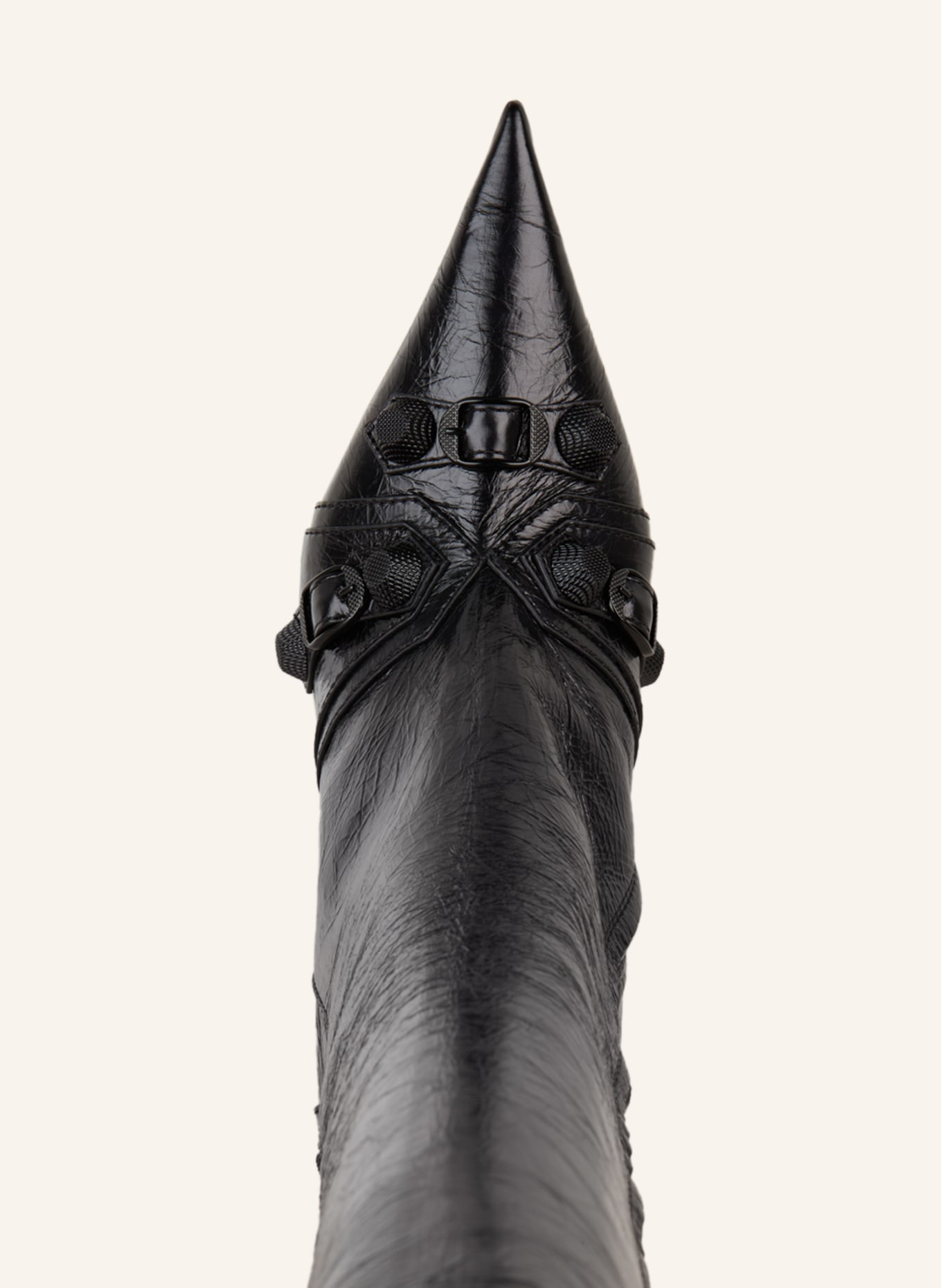 BALENCIAGA Overknee-Stiefel CAGOLE, Farbe: SCHWARZ (Bild 6)