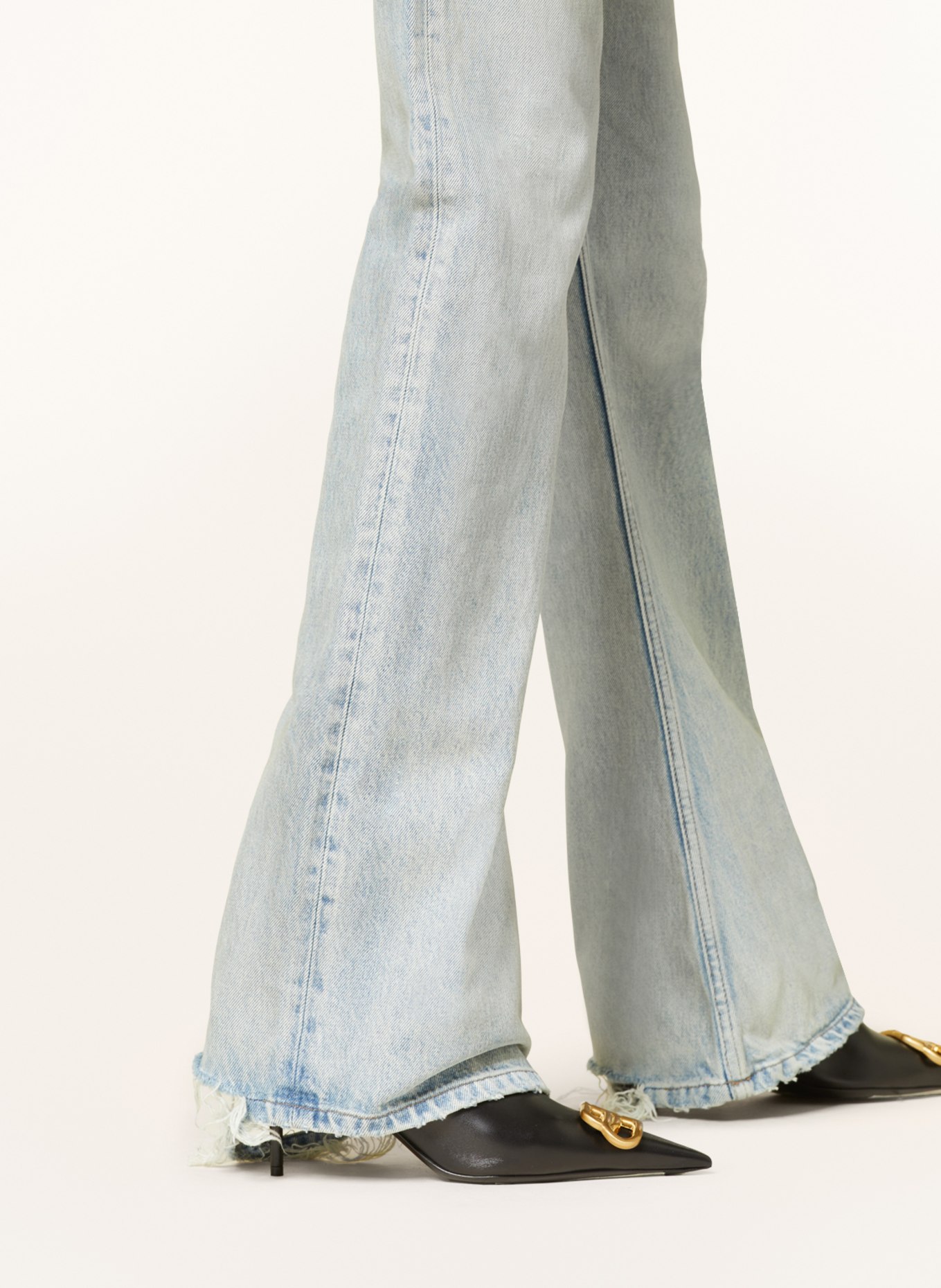 BALENCIAGA Bootcut Jeans, Farbe: 4016 DIRTY BLUE (Bild 5)