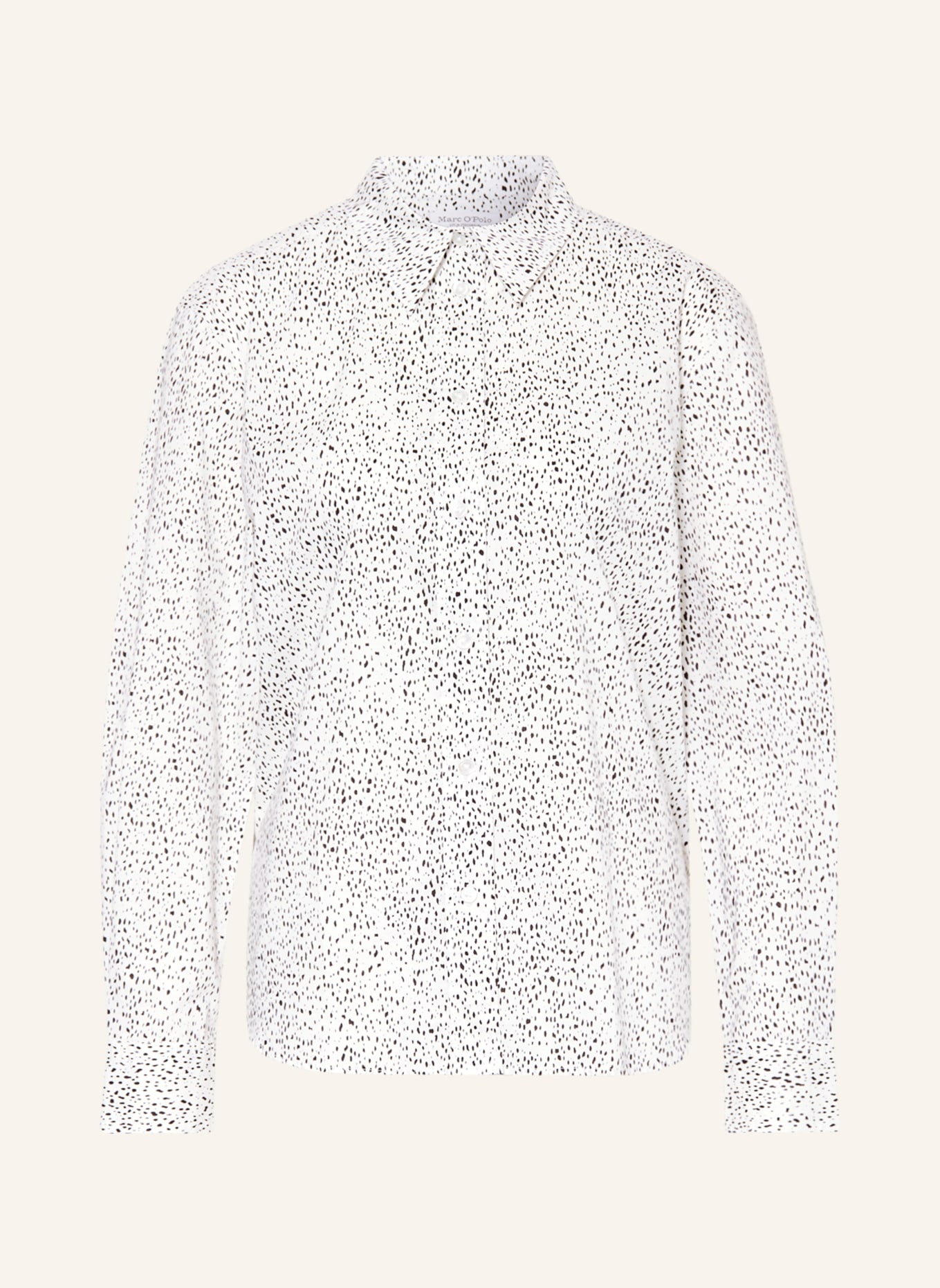 Marc O'Polo Shirt blouse, Color: WHITE/ BLACK (Image 1)