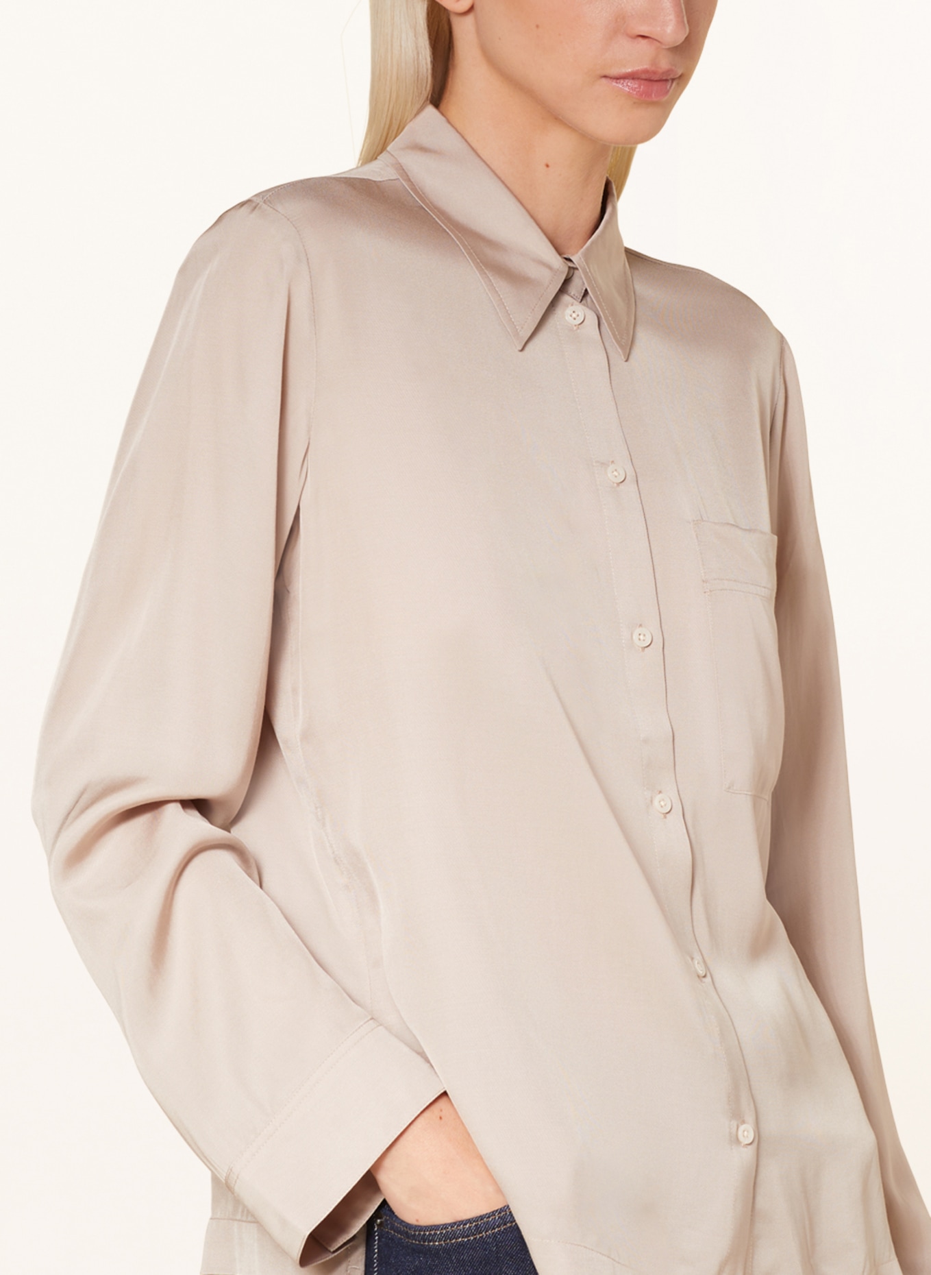 Marc O'Polo Shirt blouse, Color: BEIGE (Image 4)