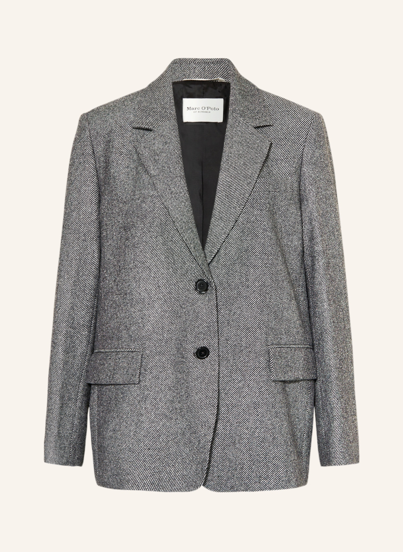 Marc O'Polo Tweed blazer, Color: BLACK/ WHITE (Image 1)