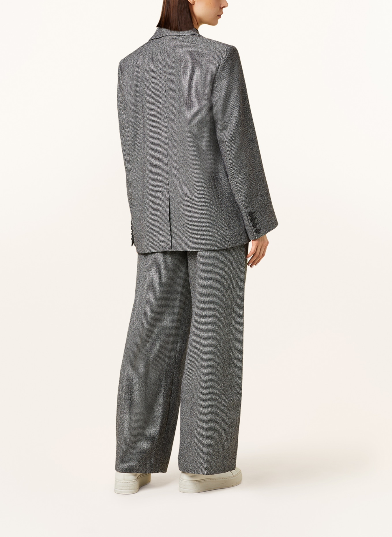 Marc O'Polo Tweed blazer, Color: BLACK/ WHITE (Image 3)