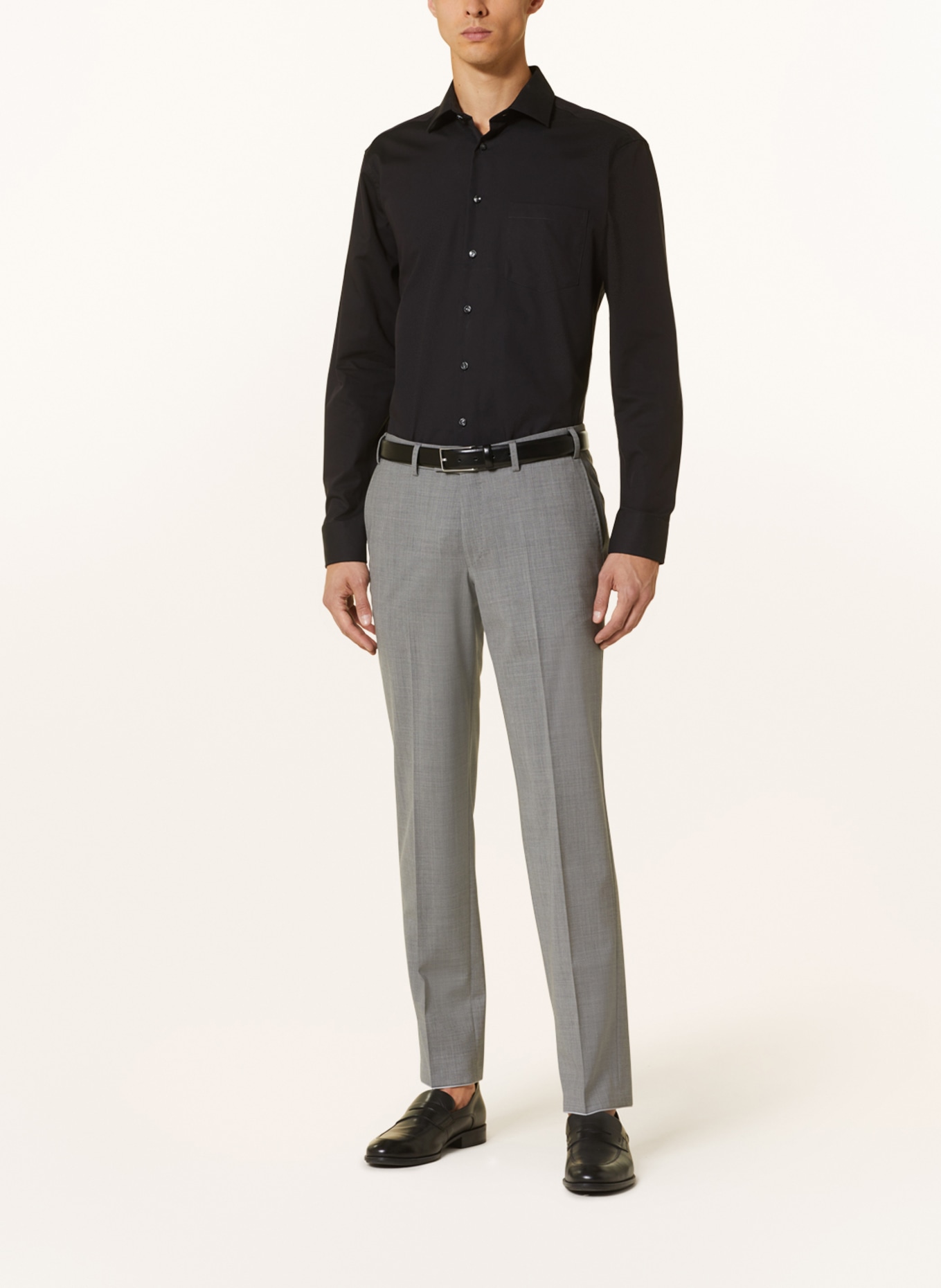 seidensticker Shirt regular fit, Color: BLACK (Image 2)