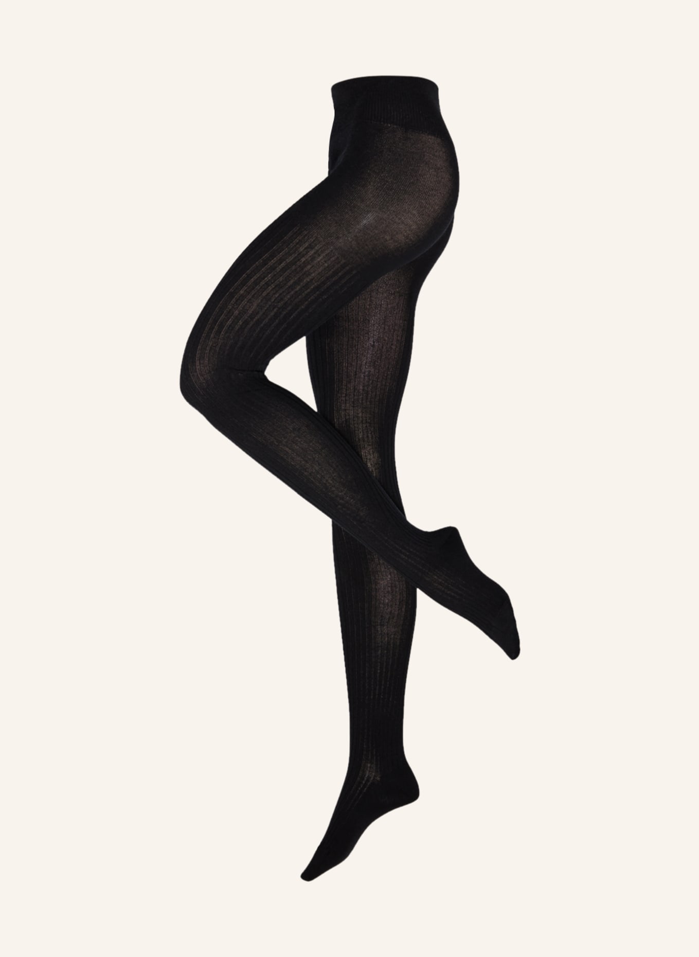 FALKE Strumpfhose CROSS KNIT: SCHWARZ