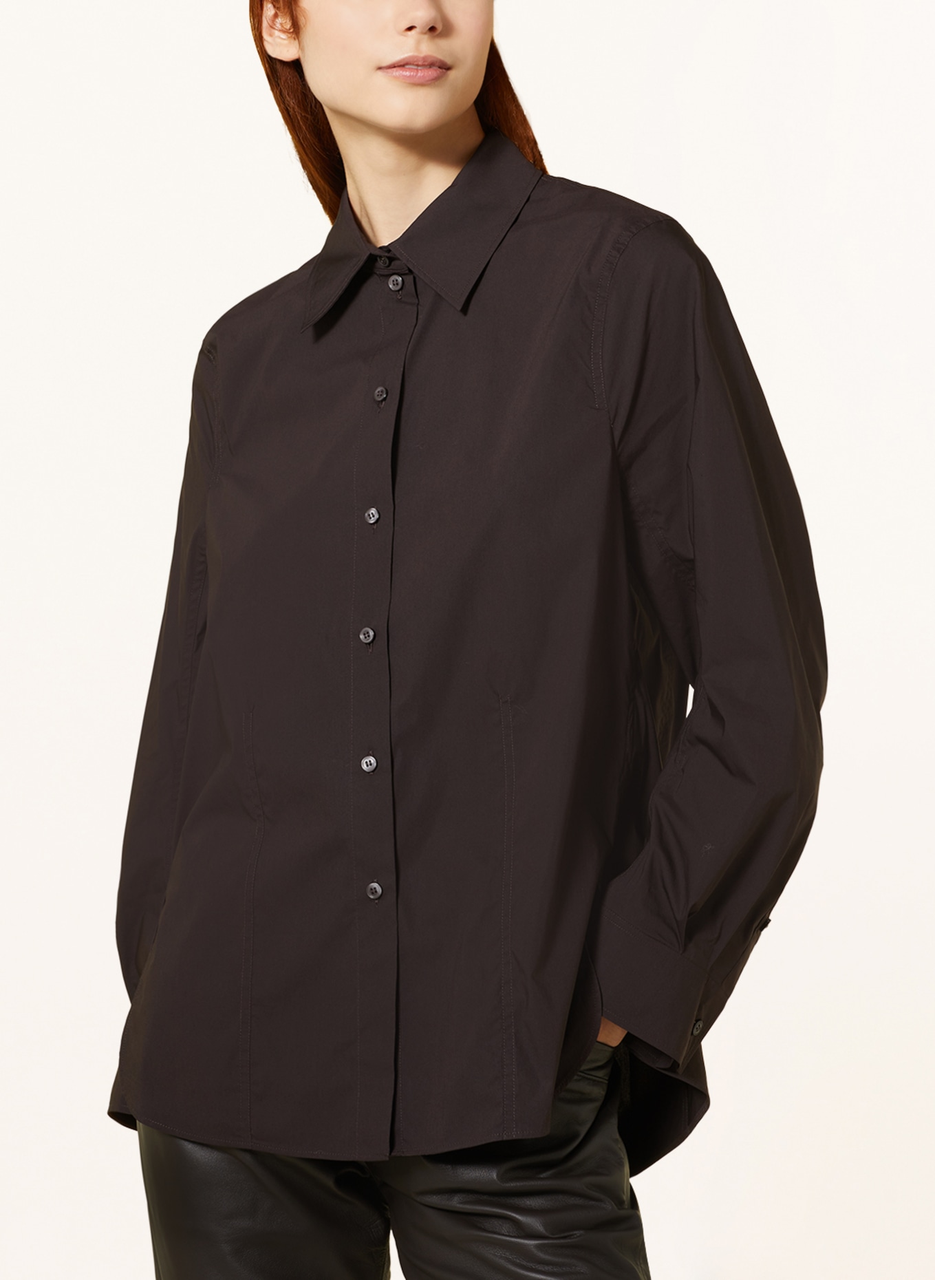 COS Shirt blouse, Color: DARK BROWN (Image 4)