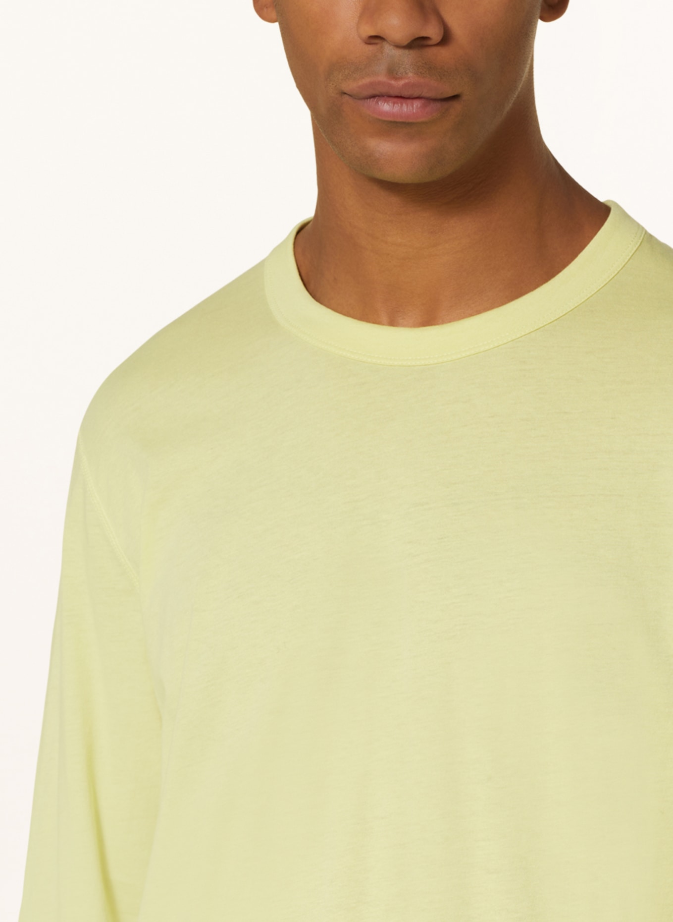 COS Koszulka z długim rękawem, Kolor: JASNOŻÓŁTY (Obrazek 4)