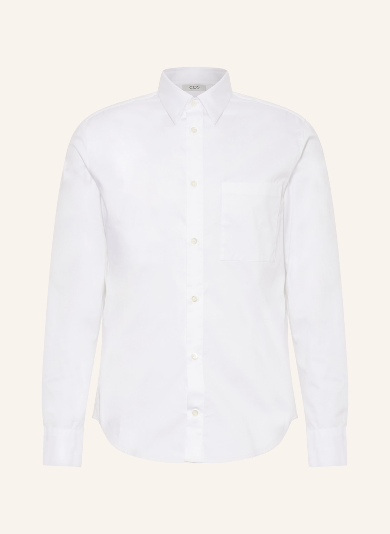 COS Shirt regular fit, Color: WHITE (Image 1)