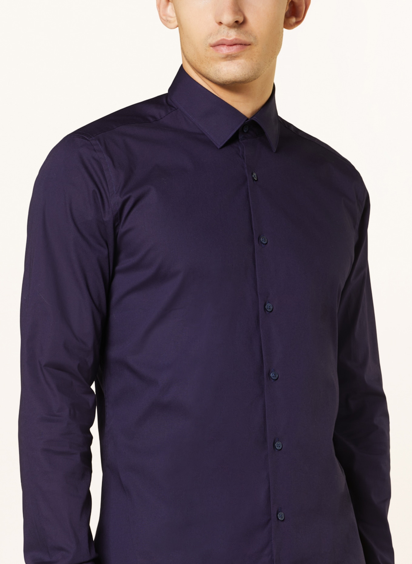PAUL Shirt slim fit: DARK BLUE