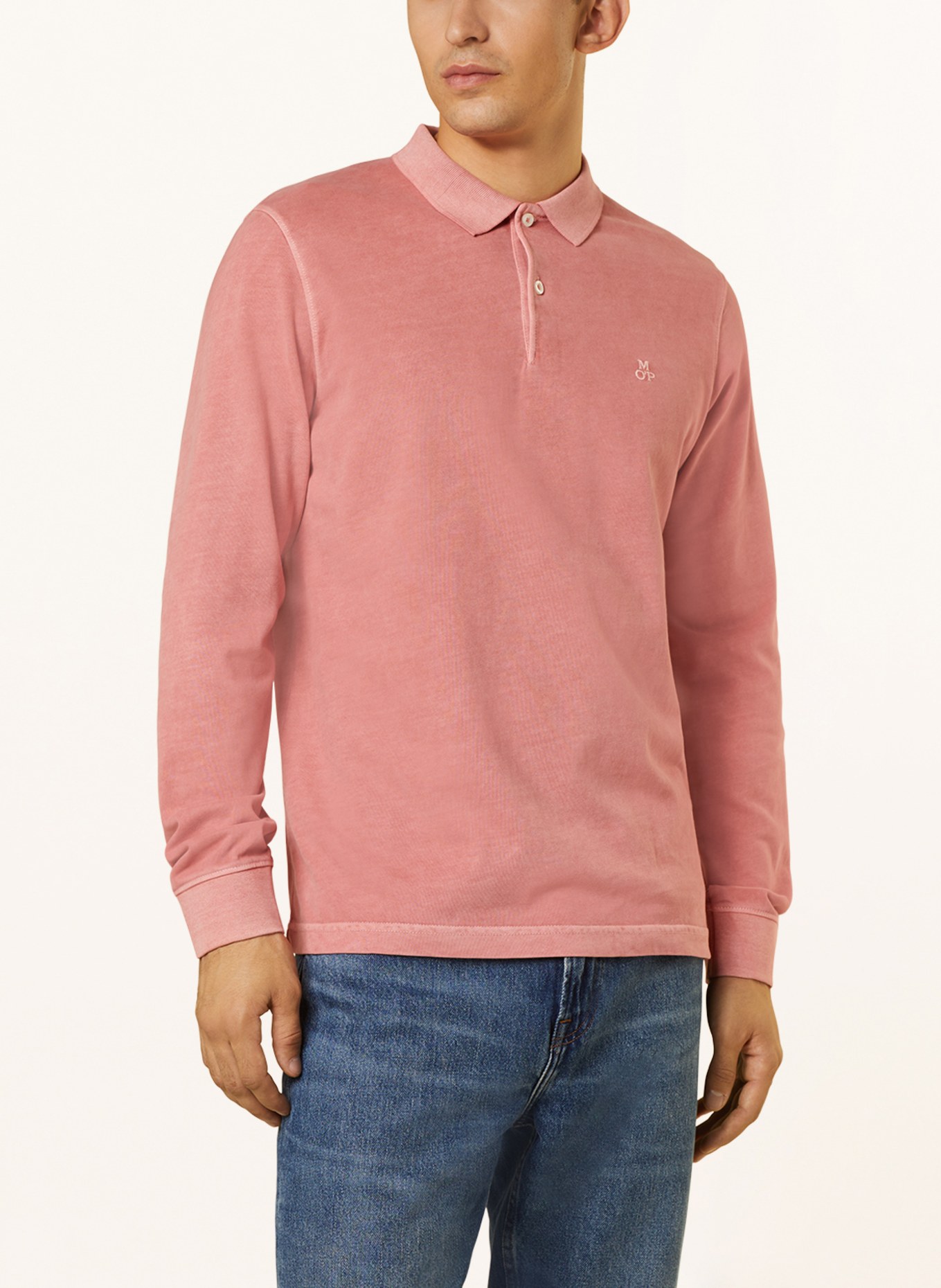 Marc O'Polo Jersey-Poloshirt Regular Fit, Farbe: LACHS (Bild 4)