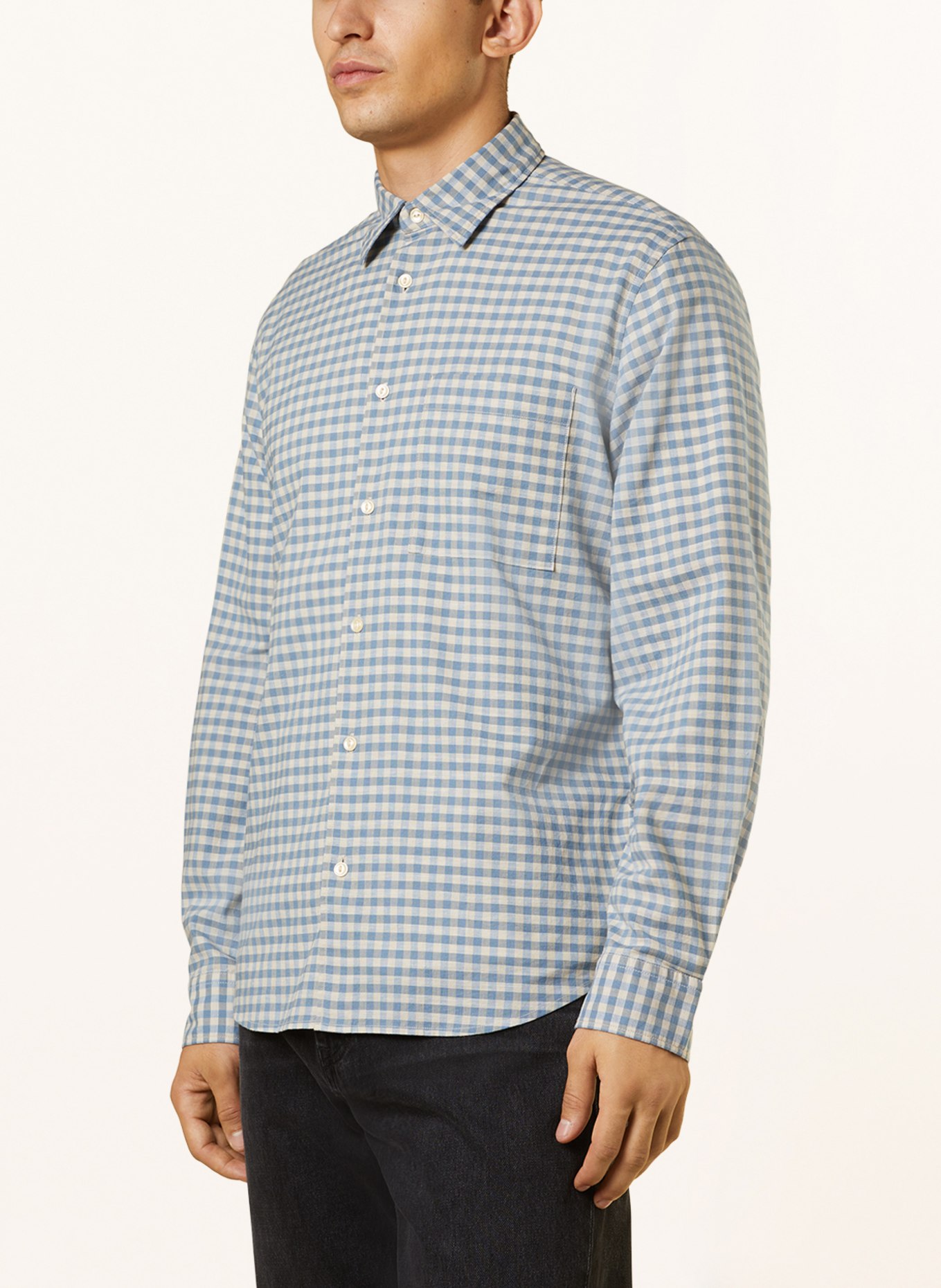 Marc O'Polo Shirt regular fit, Color: LIGHT BLUE/ WHITE/ BLUE GRAY (Image 4)
