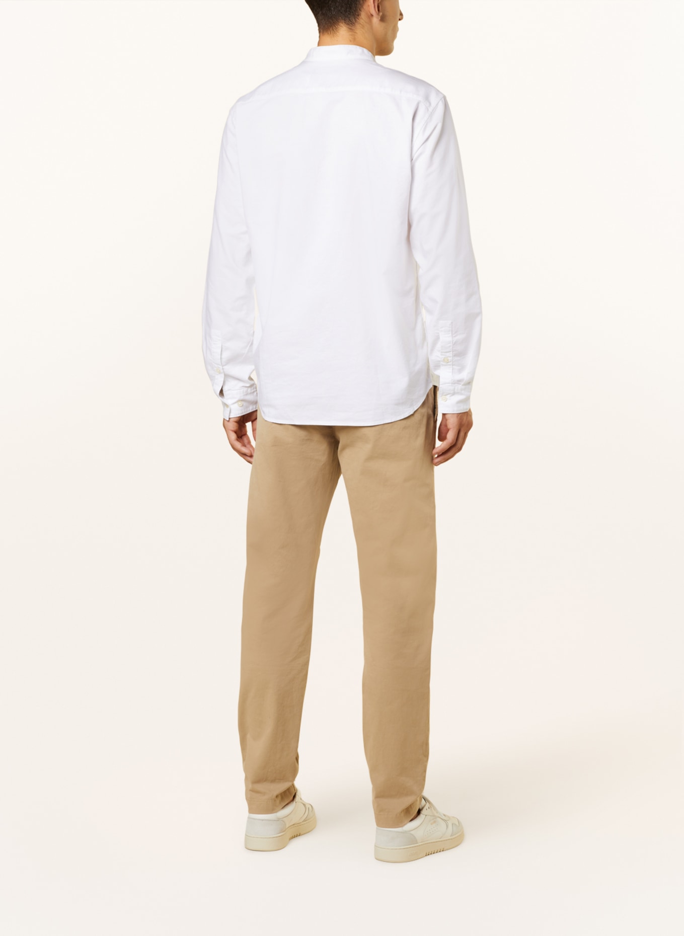 Marc O'Polo Shirt regular fit with stand-up collar, Color: WHITE (Image 3)