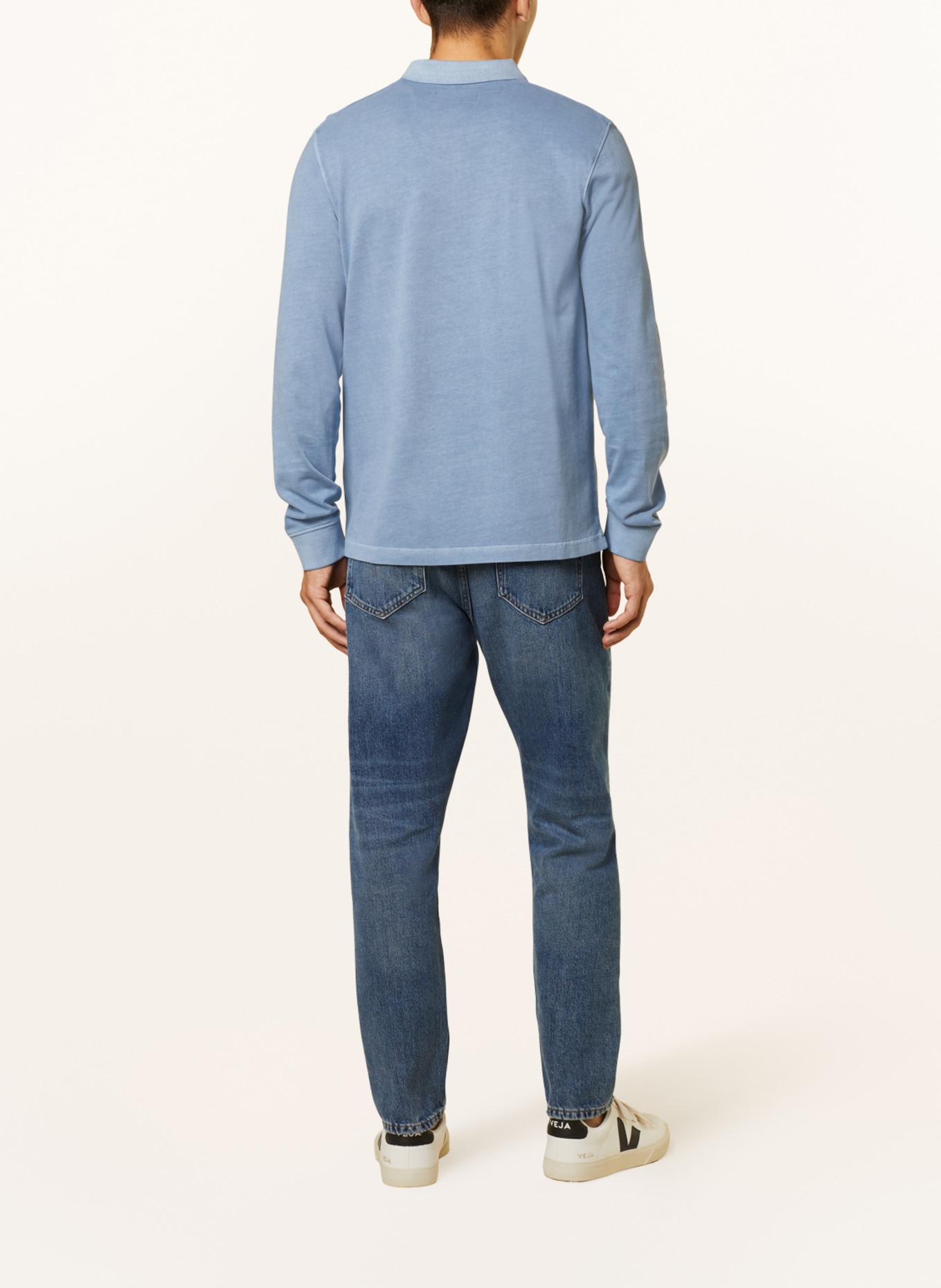 Marc O'Polo Jersey-Poloshirt Regular Fit, Farbe: BLAUGRAU (Bild 3)