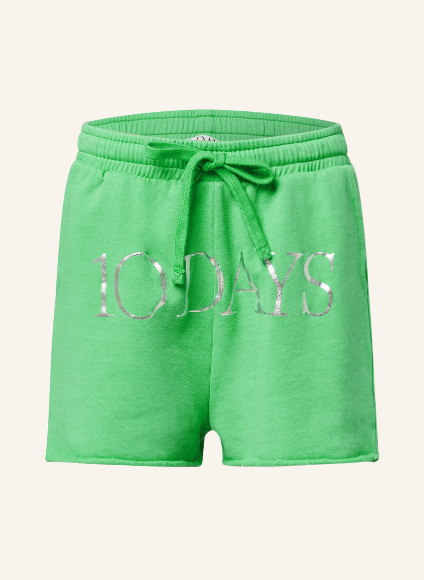 10DAYS Sweat shorts, Color: GREEN (Image 1)