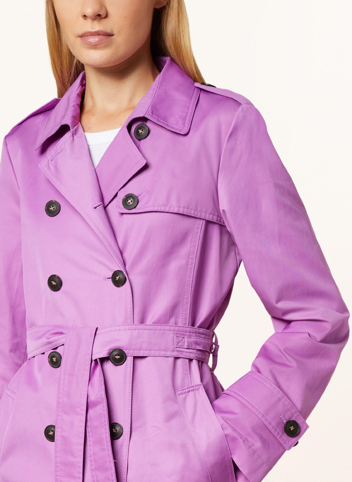 Light purple hot sale trench coat