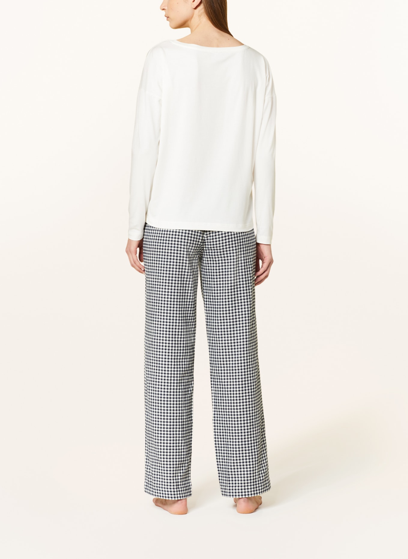 mey Pajama shirt series TESSIE, Color: WHITE (Image 3)