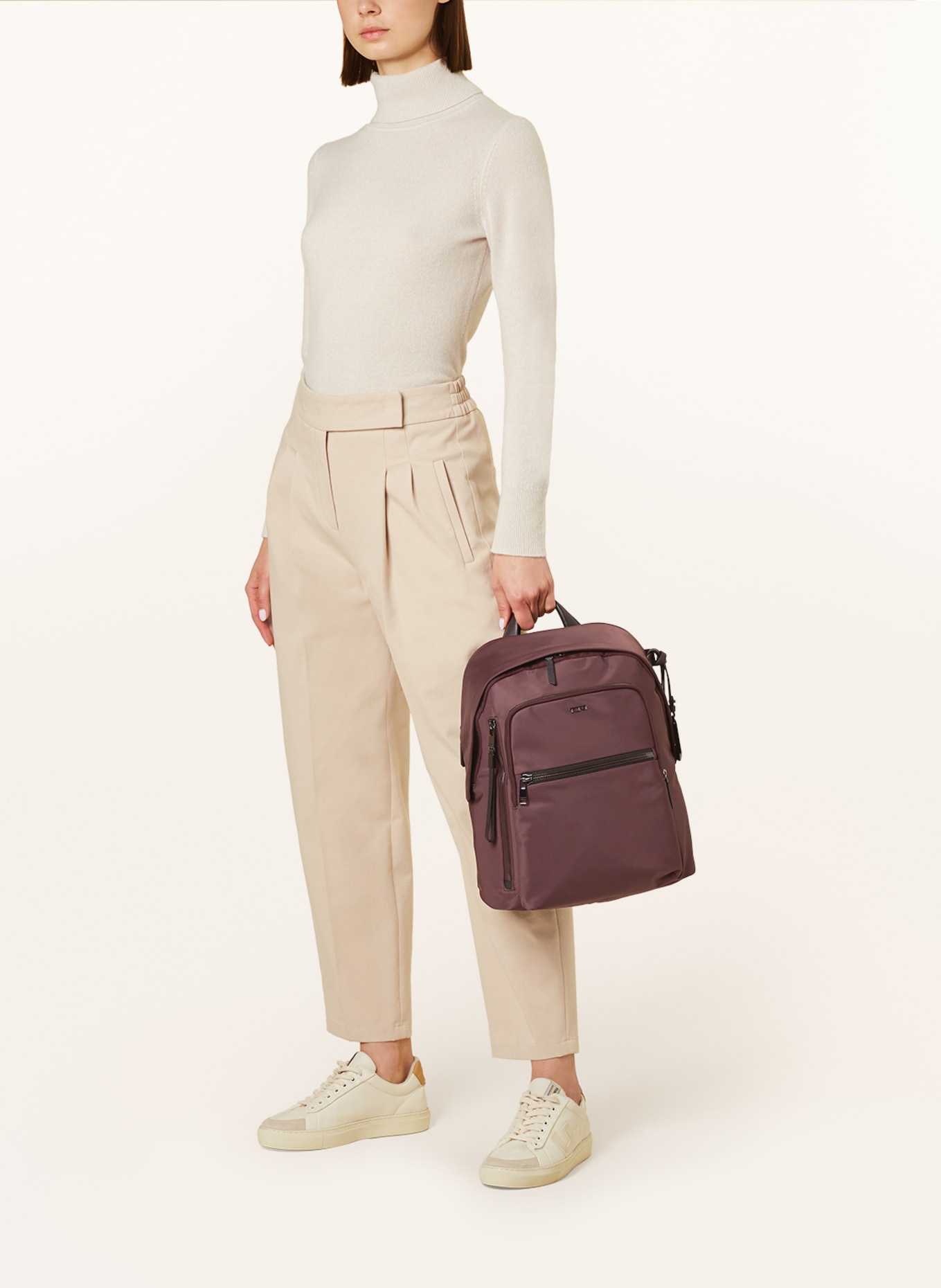 TUMI Plecak VOYAGEUR HALSEY z kieszenią na laptop, Kolor: FIOLETOWY (Obrazek 5)