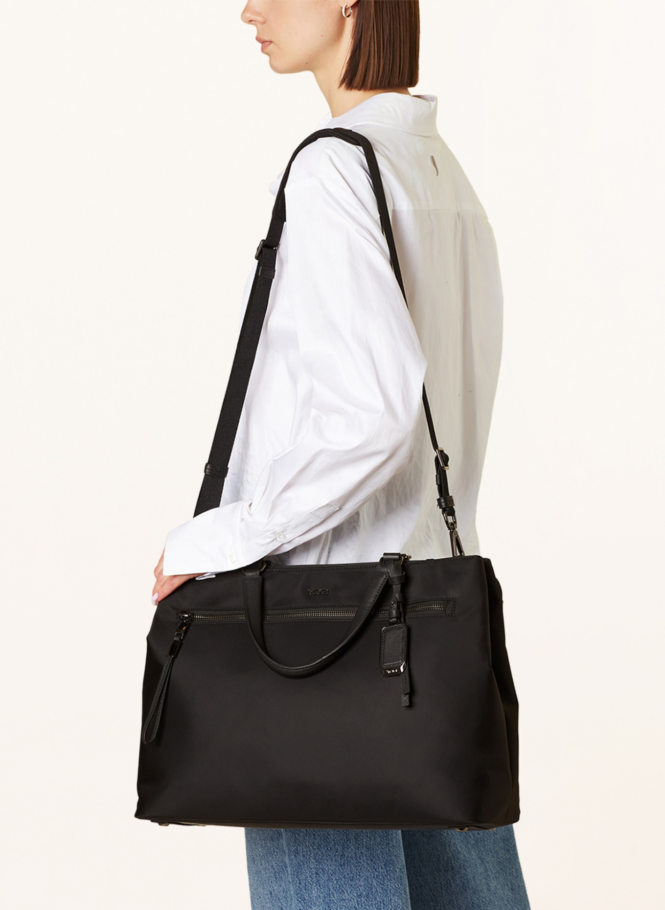 TUMI VOYAGEUR handbag SHIRA with laptop compartment, Color: BLACK (Image 4)