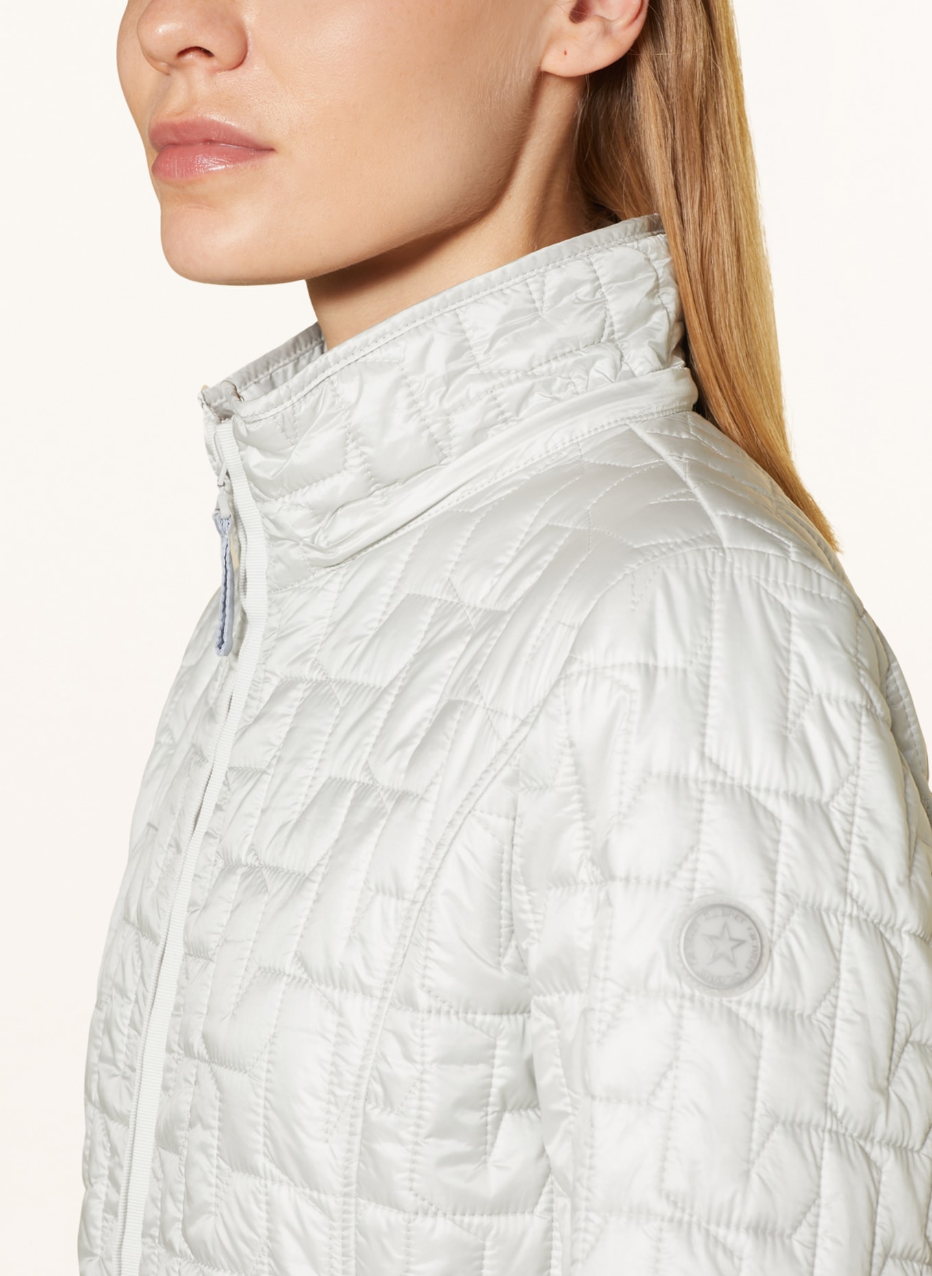 GIL BRET Quilted jacket with detachable hood, Color: LIGHT GRAY (Image 6)