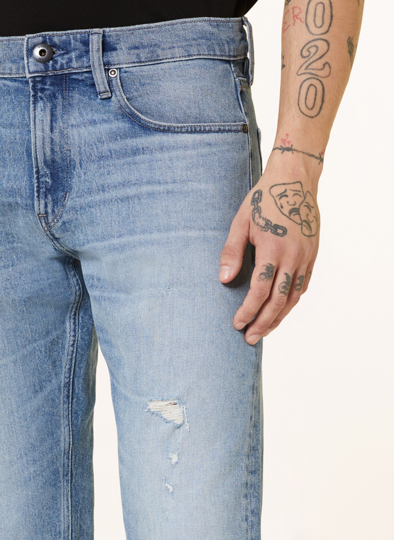 G-Star RAW Jeans MOSA STRAIGHT regular straight fit, Color: G121 faded blue pool (Image 5)