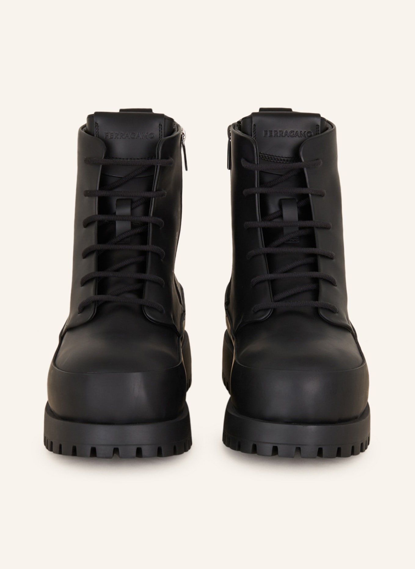 FERRAGAMO Lace-up boots FEDE, Color: BLACK (Image 3)