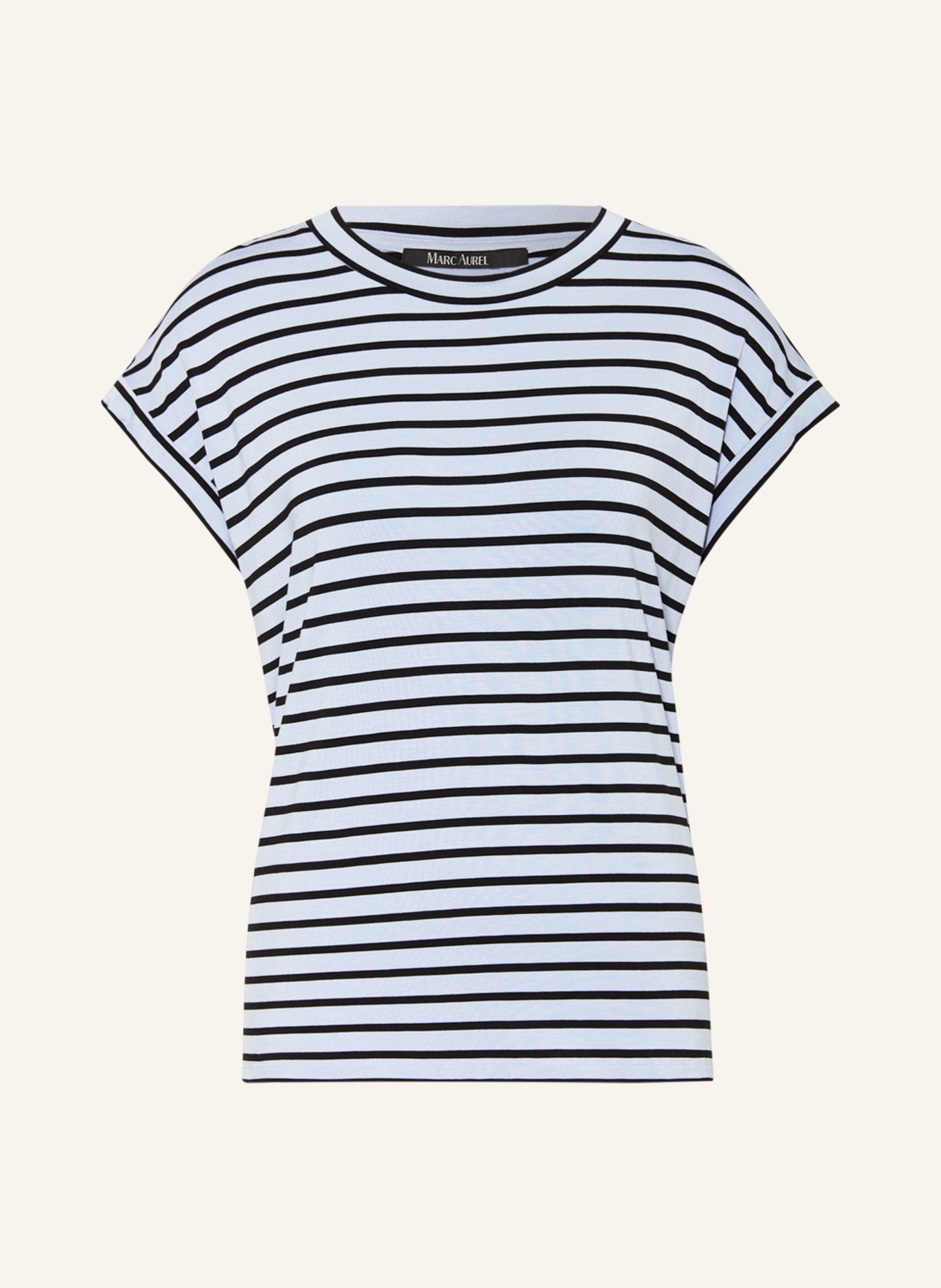 MARC AUREL T-Shirt, Farbe: HELLBLAU/ SCHWARZ (Bild 1)