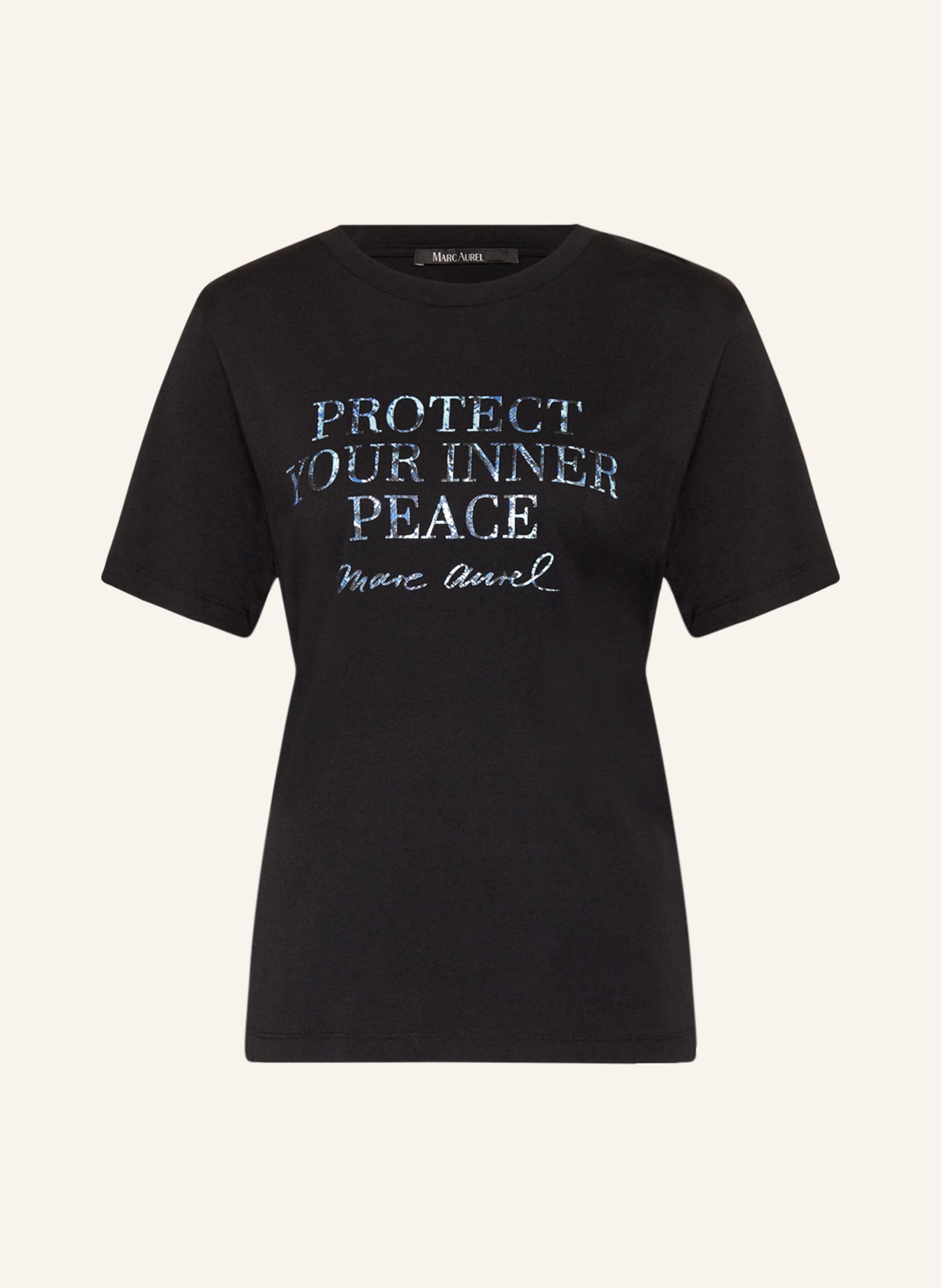 MARC AUREL T-shirt, Color: BLACK (Image 1)