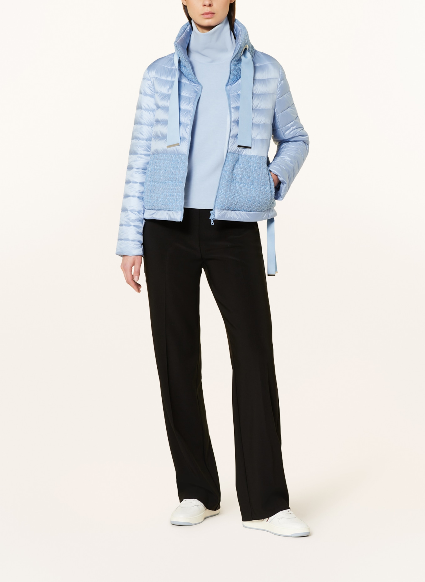MARC AUREL Quilted jacket, Color: LIGHT BLUE (Image 2)