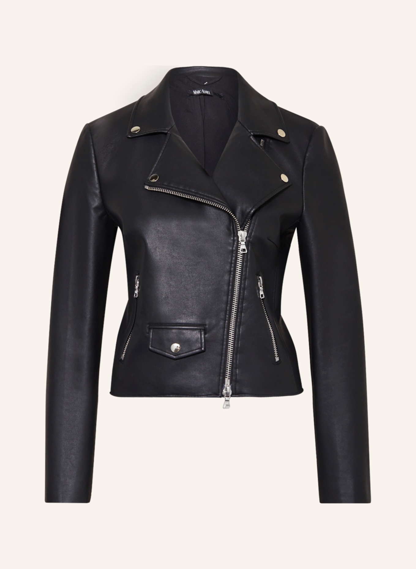 MARC AUREL Jacket in leather look, Color: BLACK (Image 1)