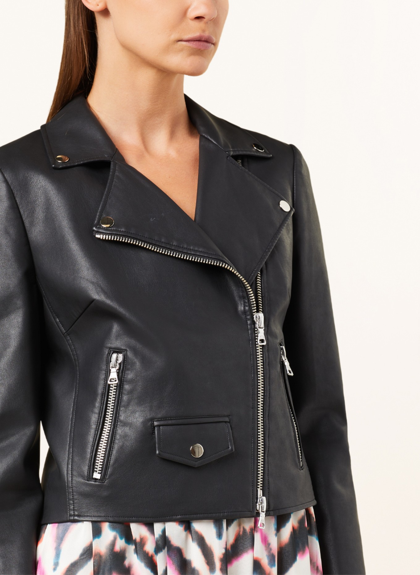 MARC AUREL Jacket in leather look, Color: BLACK (Image 4)