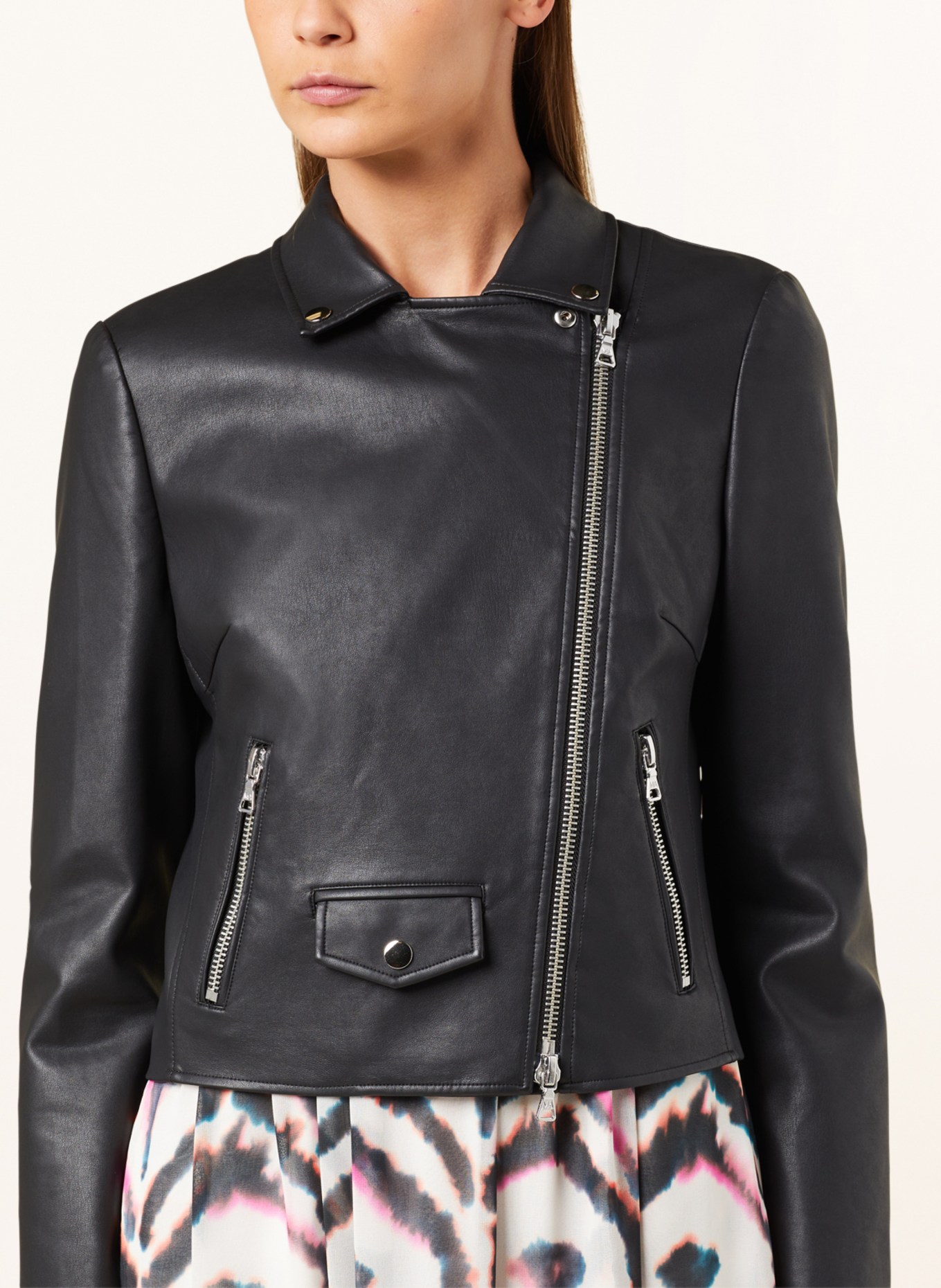 MARC AUREL Jacket in leather look, Color: BLACK (Image 5)
