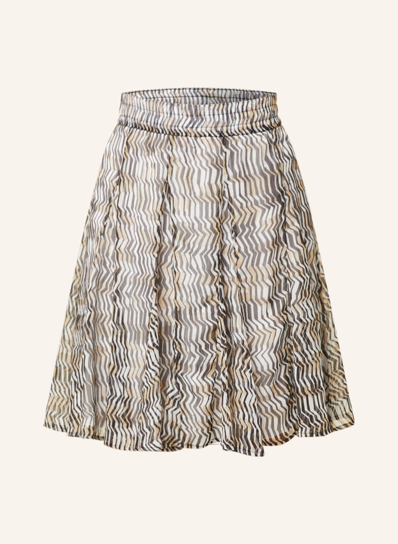 MARC AUREL Skirt, Color: BLACK/ WHITE/ BEIGE (Image 1)