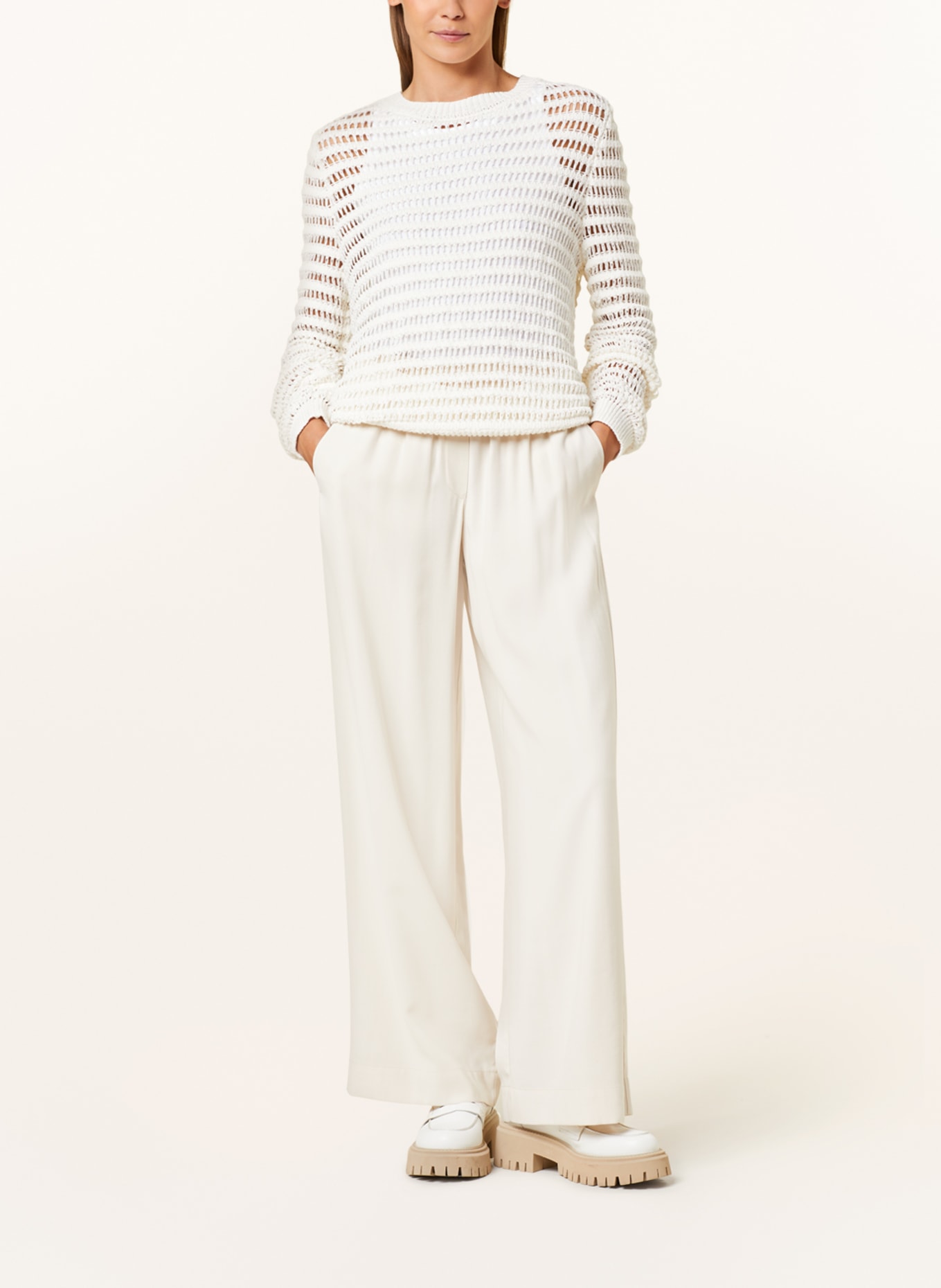 MARC AUREL Sweater, Color: WHITE (Image 2)