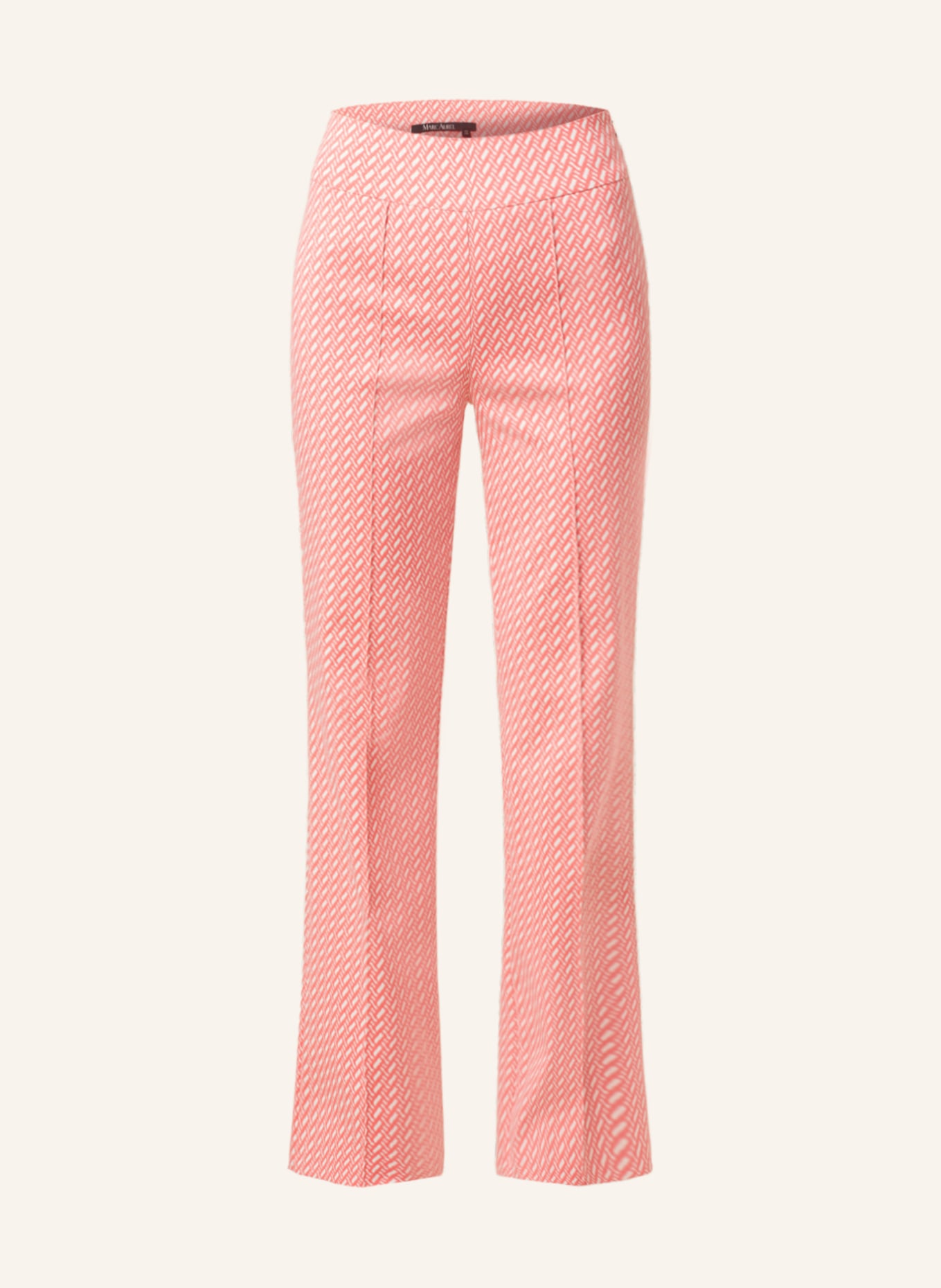 MARC AUREL Wide leg trousers, Color: SALMON/ CREAM (Image 1)